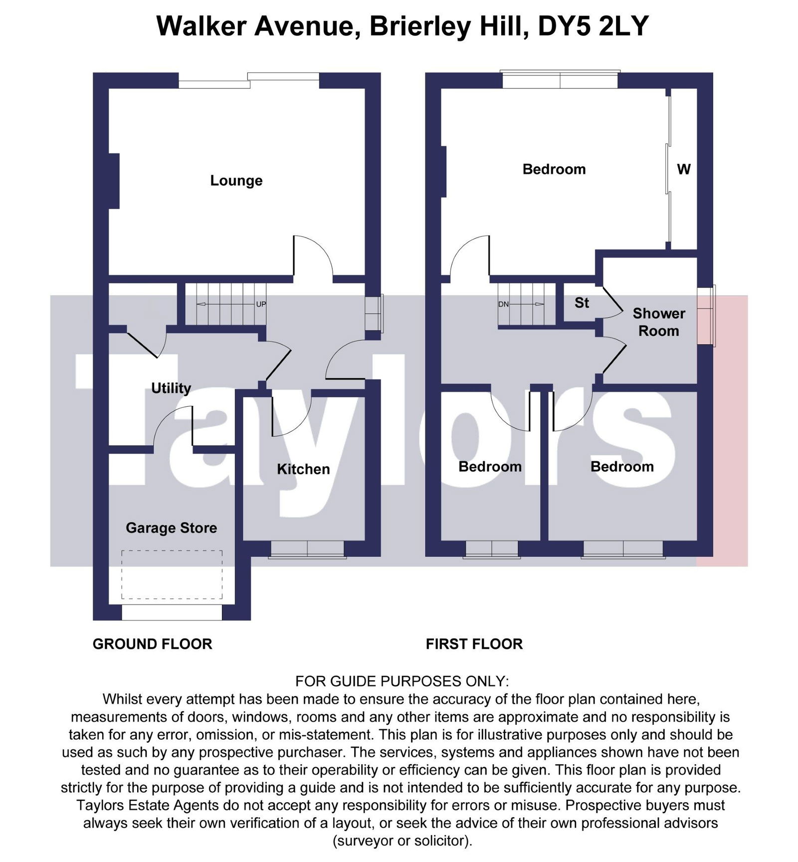 57, Walker Avenue, Brierley Hill floorplan