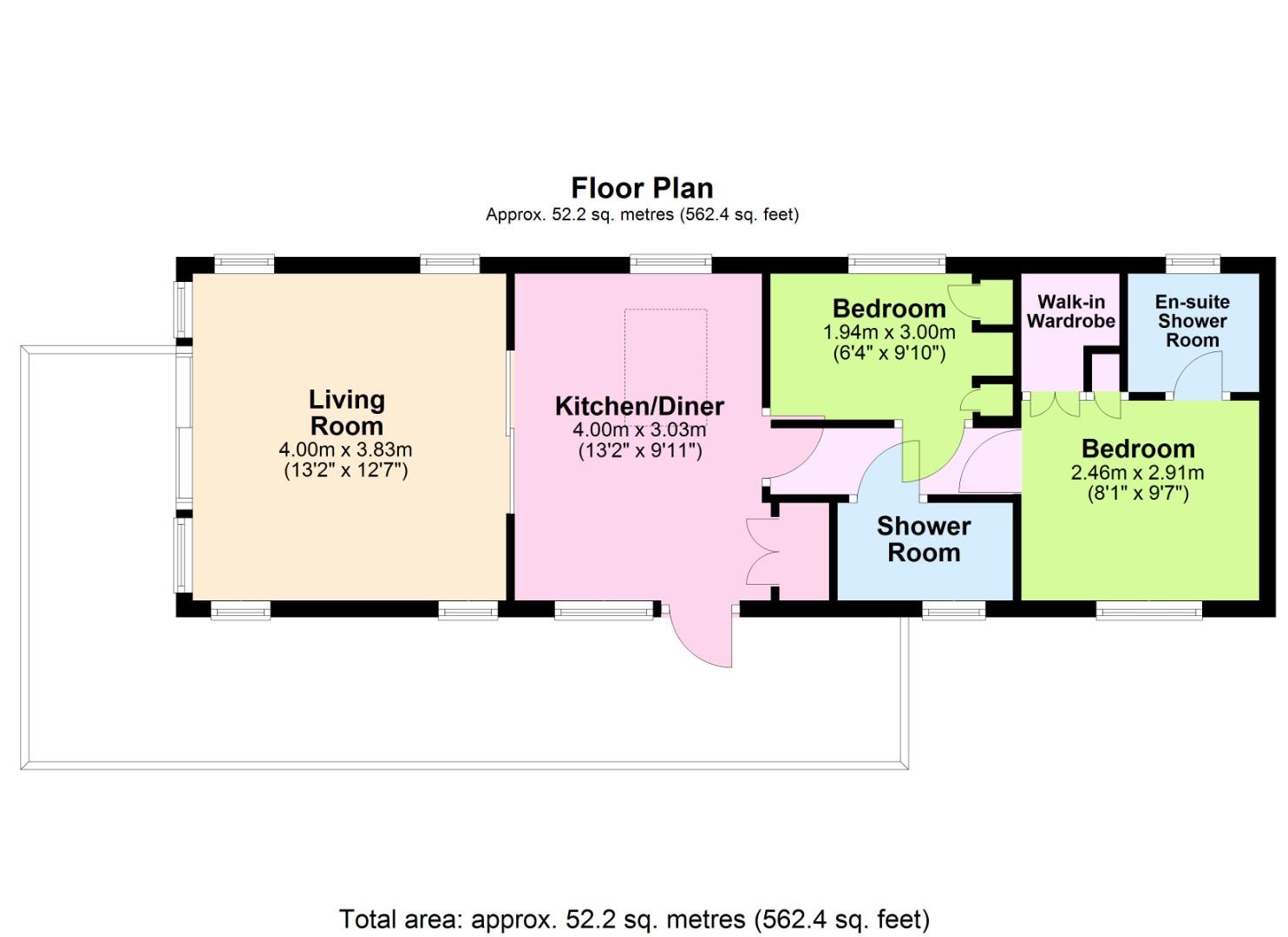 42, Downsview Park, Woodmancote floorplan