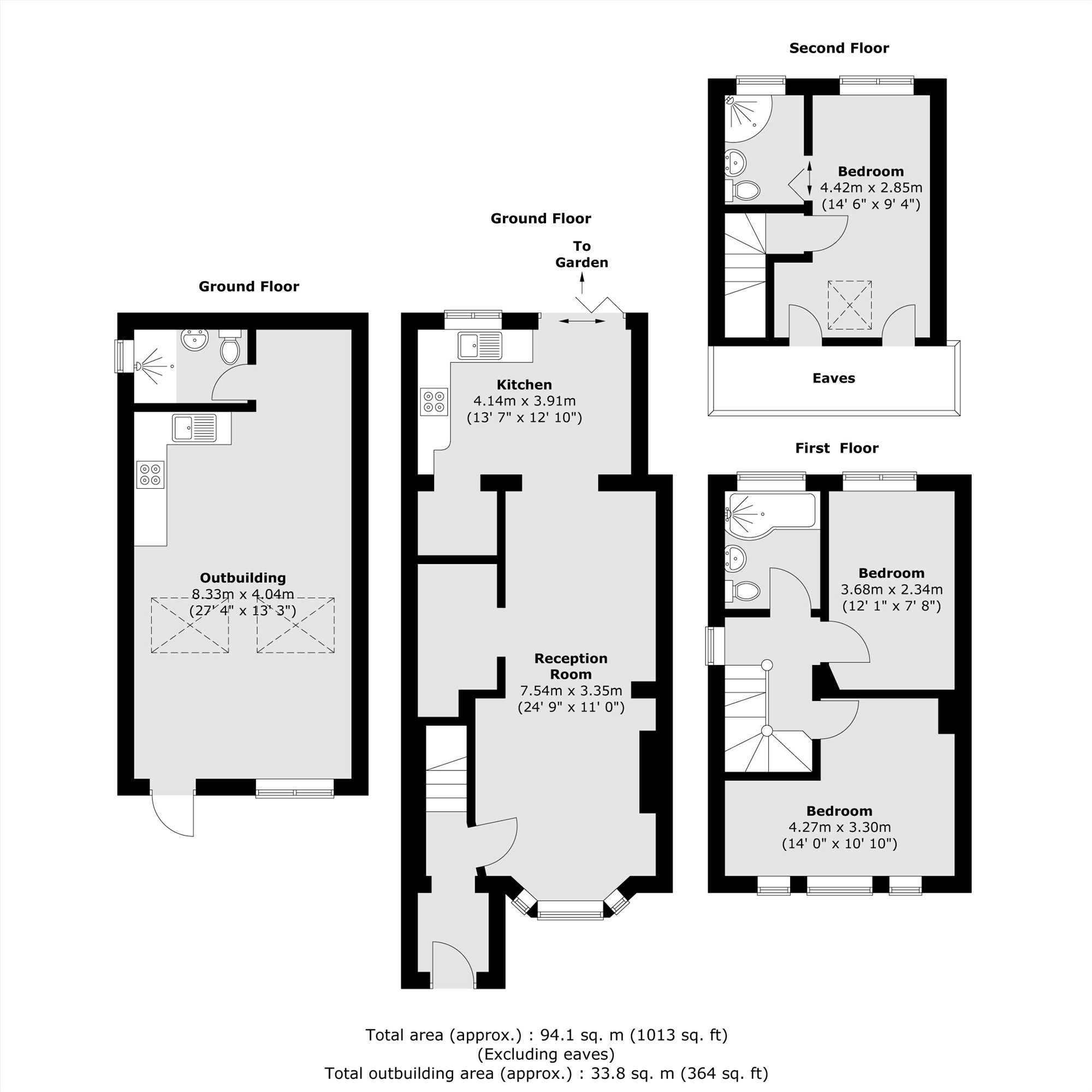 196, Hampton Road West, Feltham floorplan