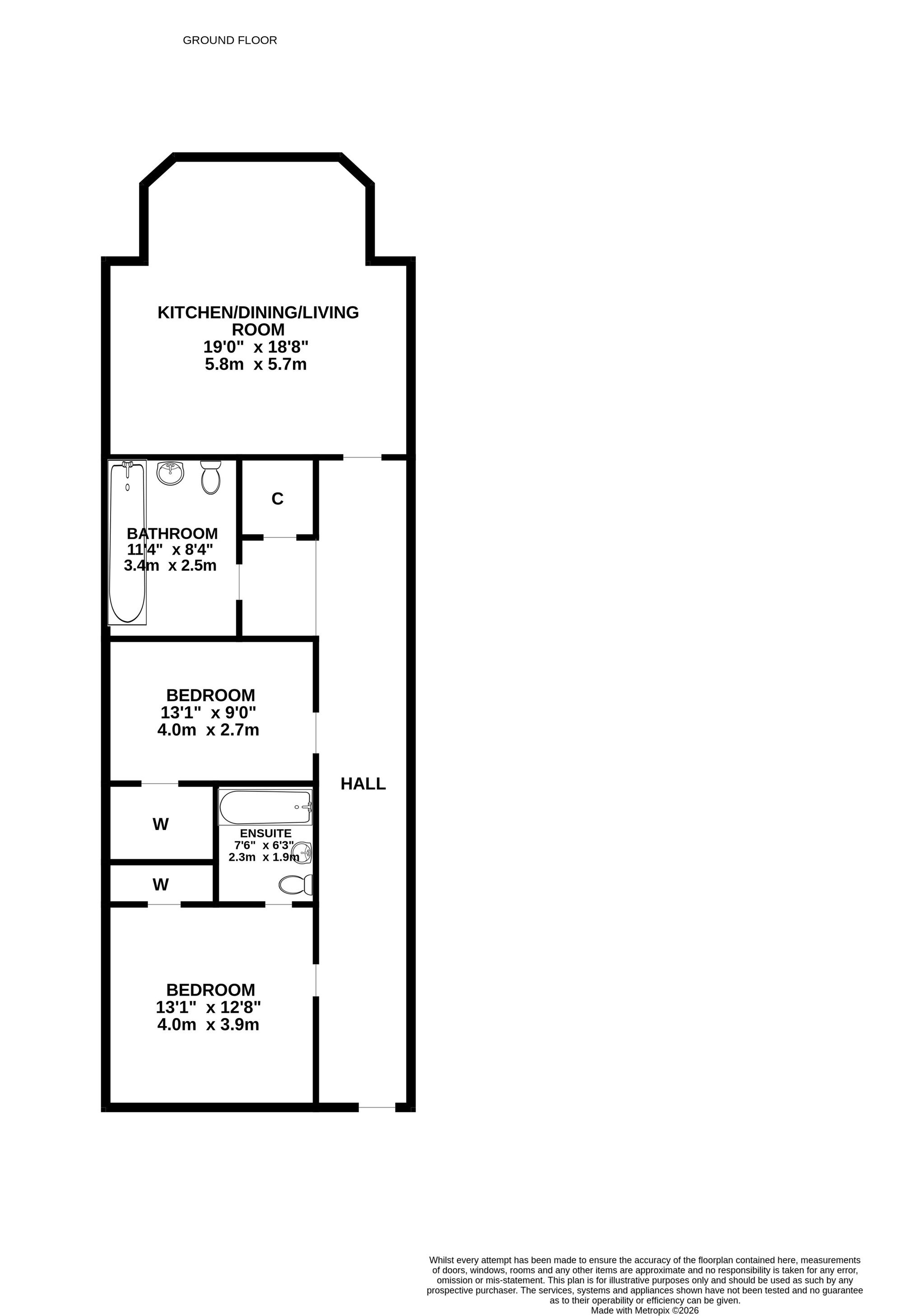 22 Great Glen Place, Inverness floorplan