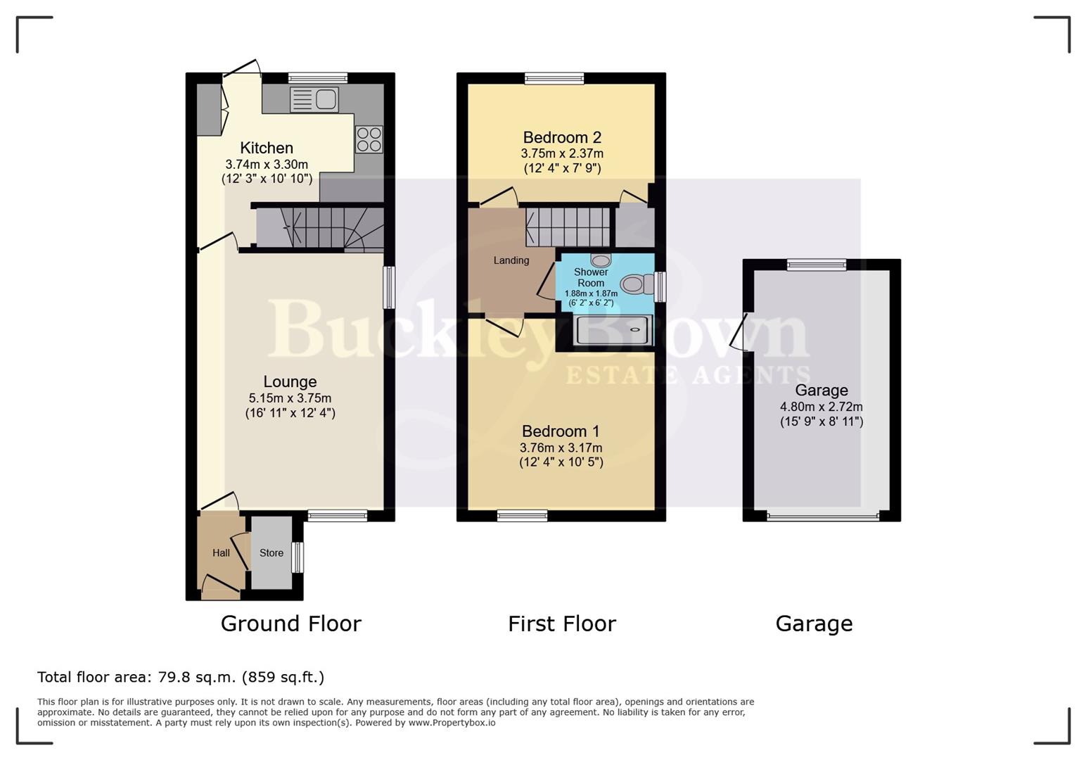 31, Croft House Way, Chesterfield floorplan