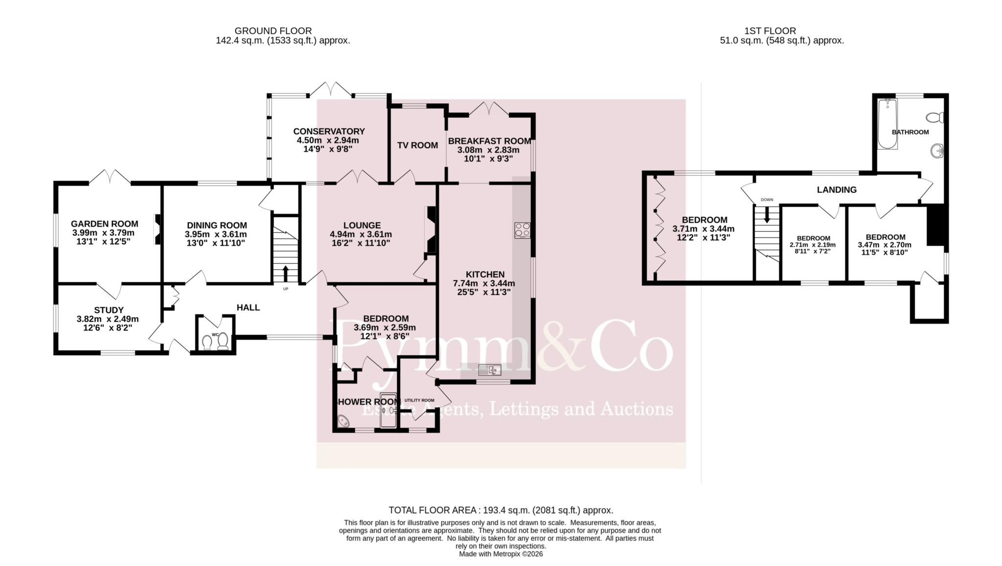 The Wild Man, High Street, Wymondham floorplan