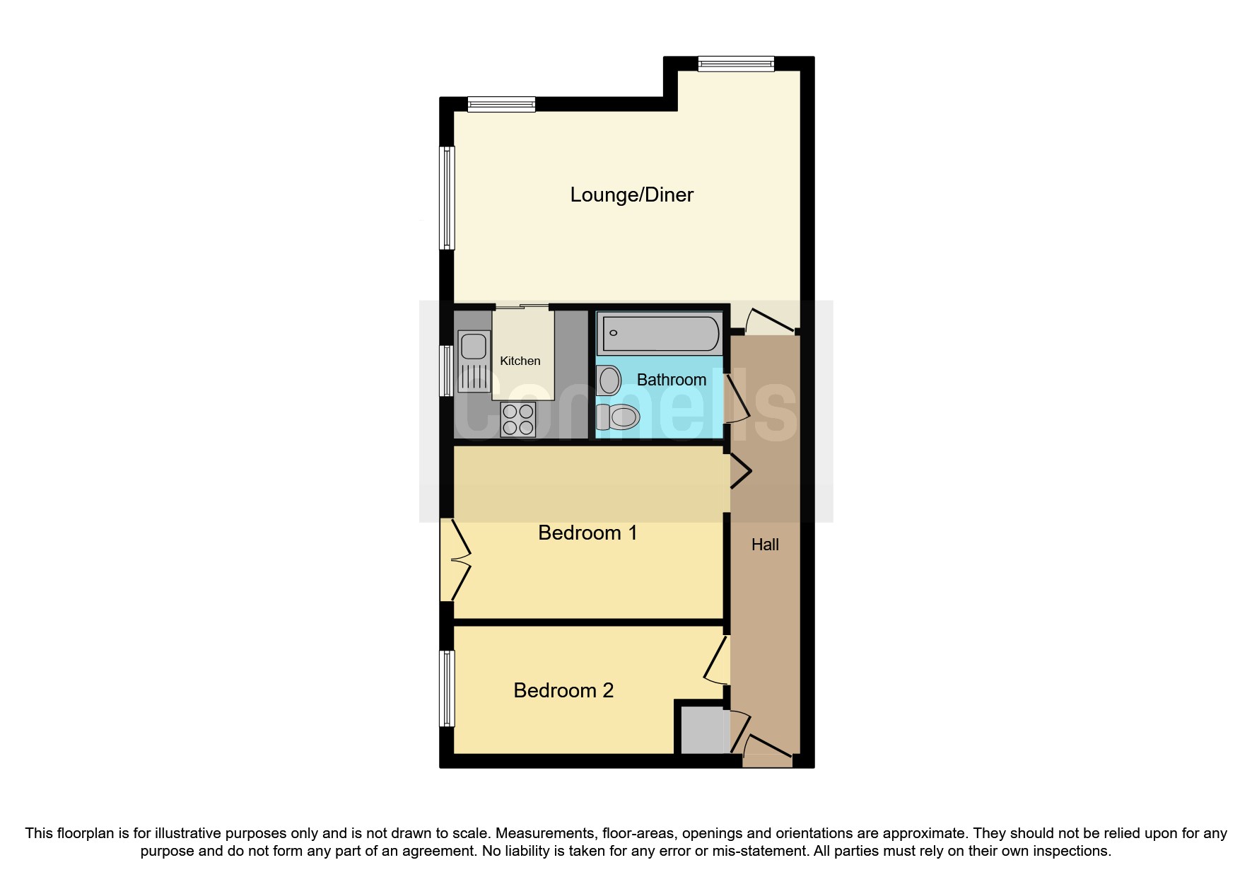Wiltshire Way, West Bromwich B71, 2 bedroom flat for sale 66178970