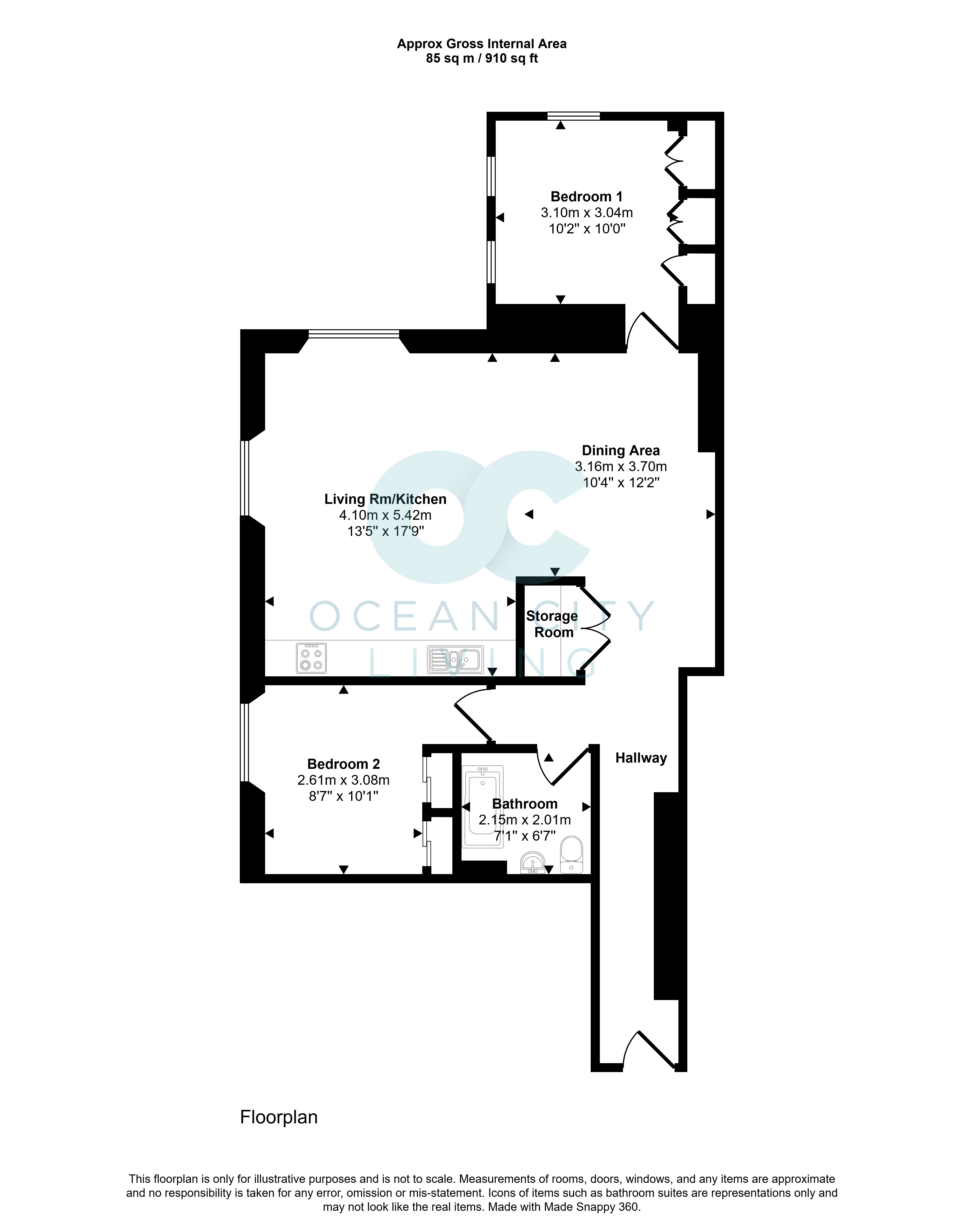 Craigie Drive, Plymouth floorplan