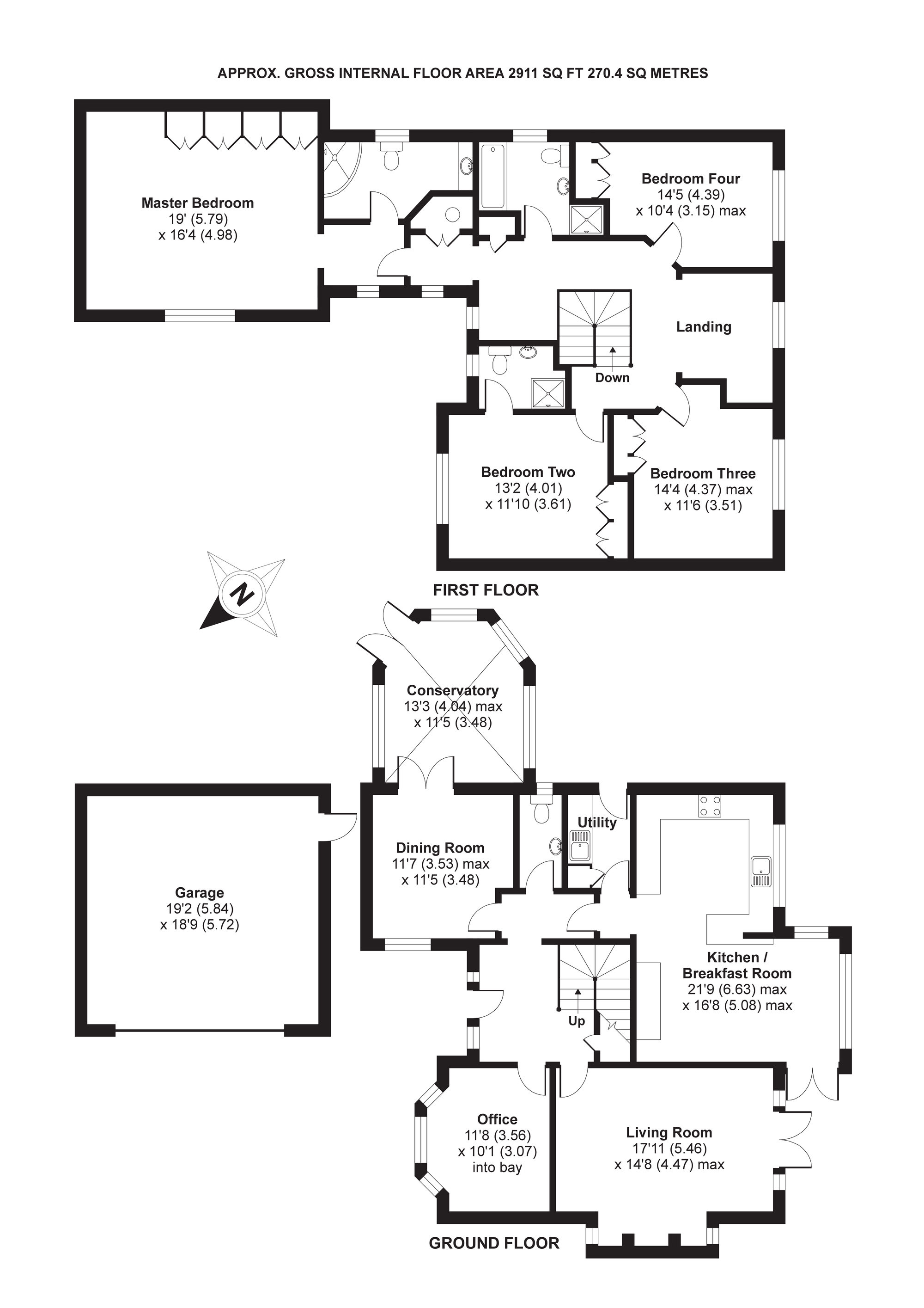 4 Bedrooms Detached house for sale in The Manor, Shinfield, Reading, Berkshire RG2