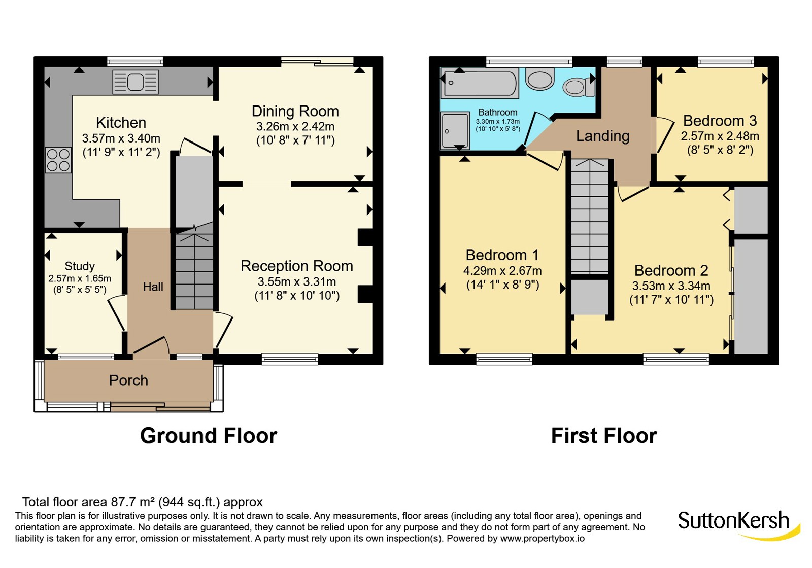 7, Dronfield Way, Merseyside floorplan