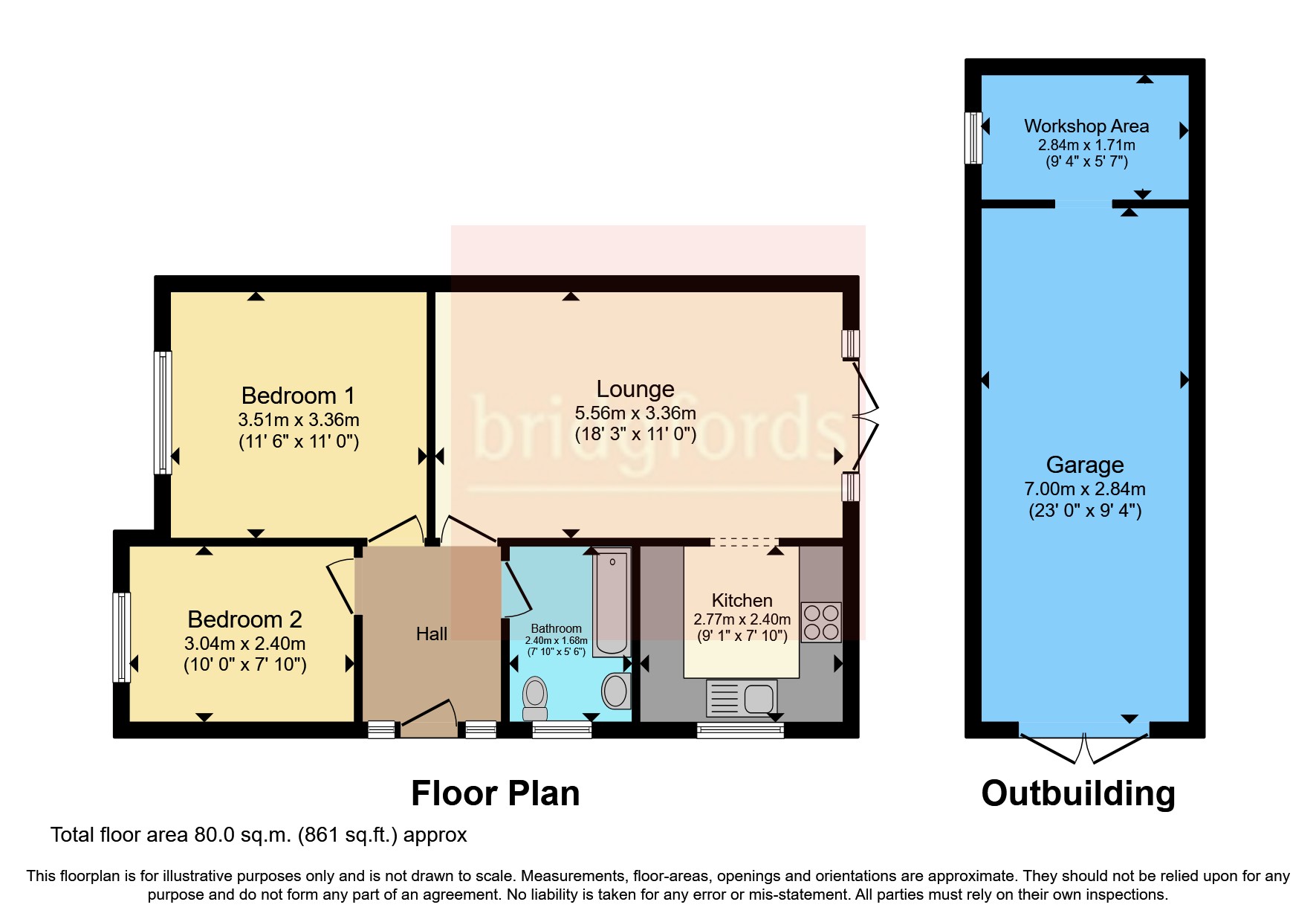 11, Severn Drive, Preston floorplan