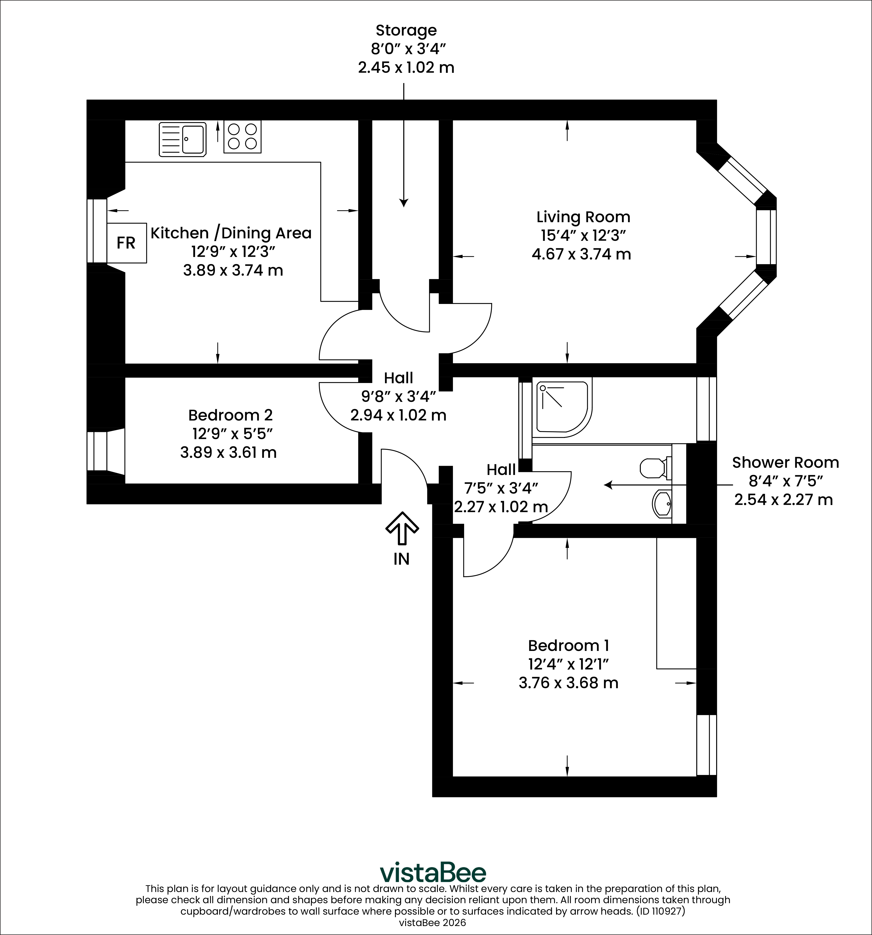 1/2, 39, Holmhead, North Ayrshire floorplan