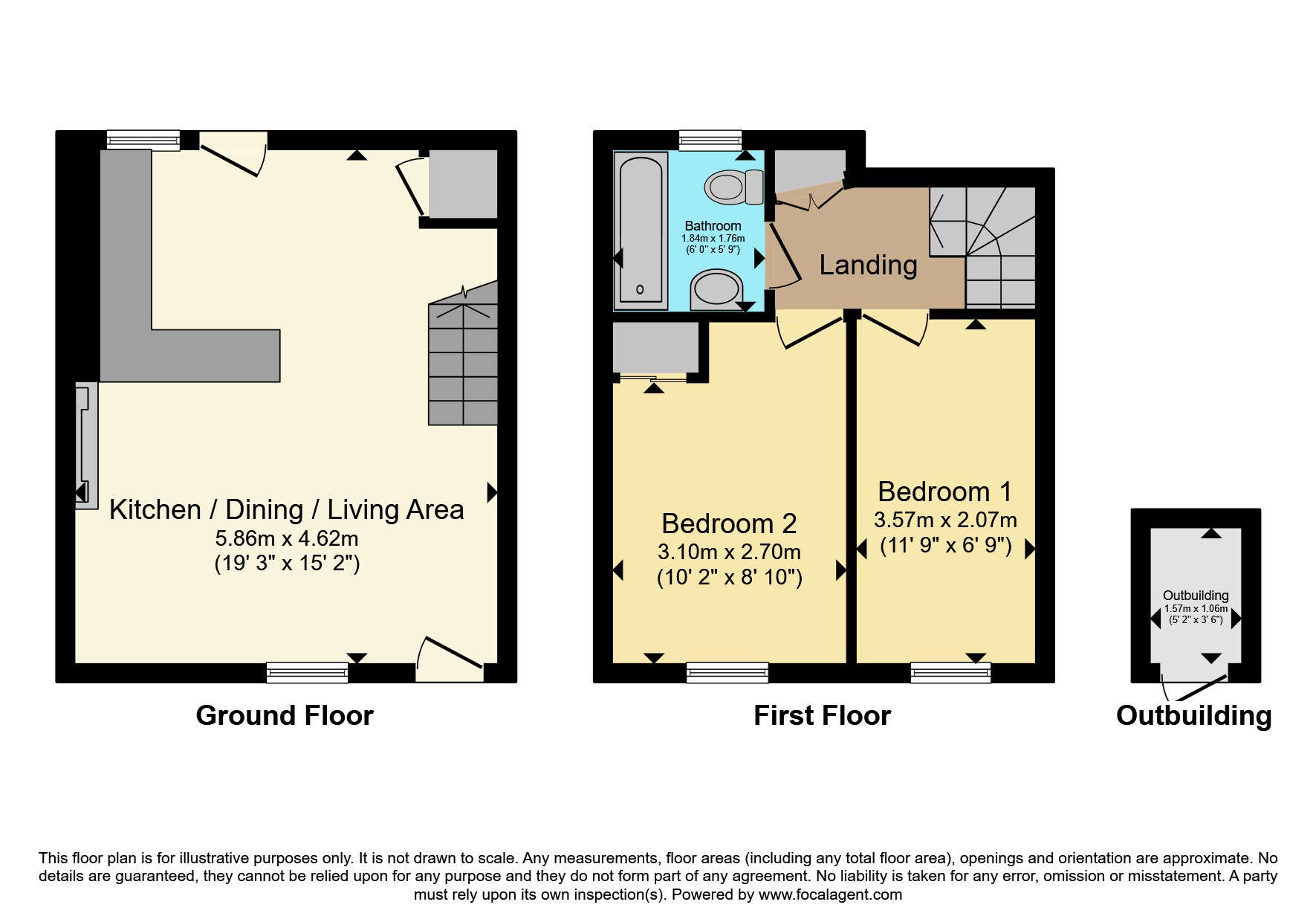 23, West Lane, Cornwall floorplan