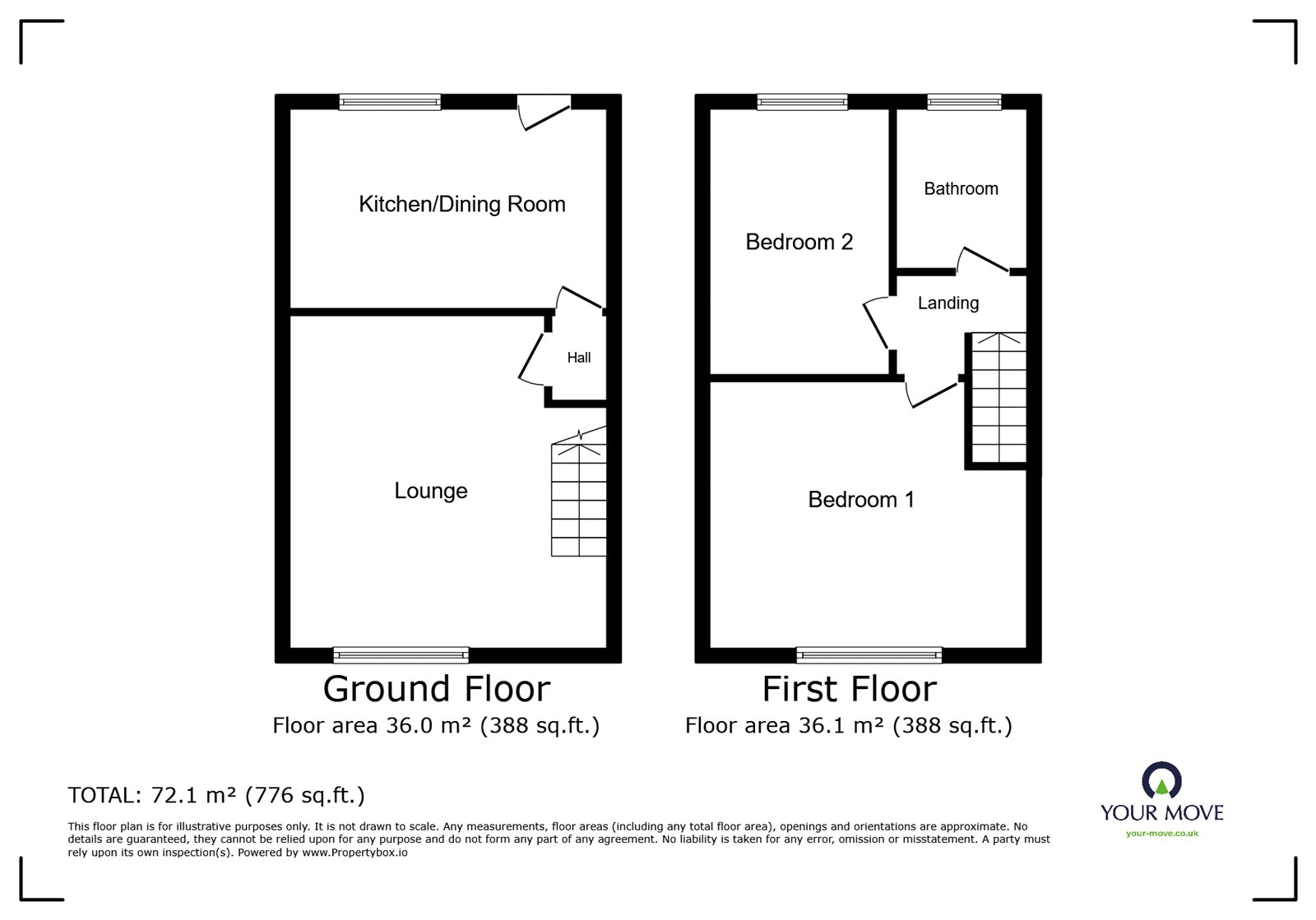 24, Severn Avenue, Leicestershire floorplan