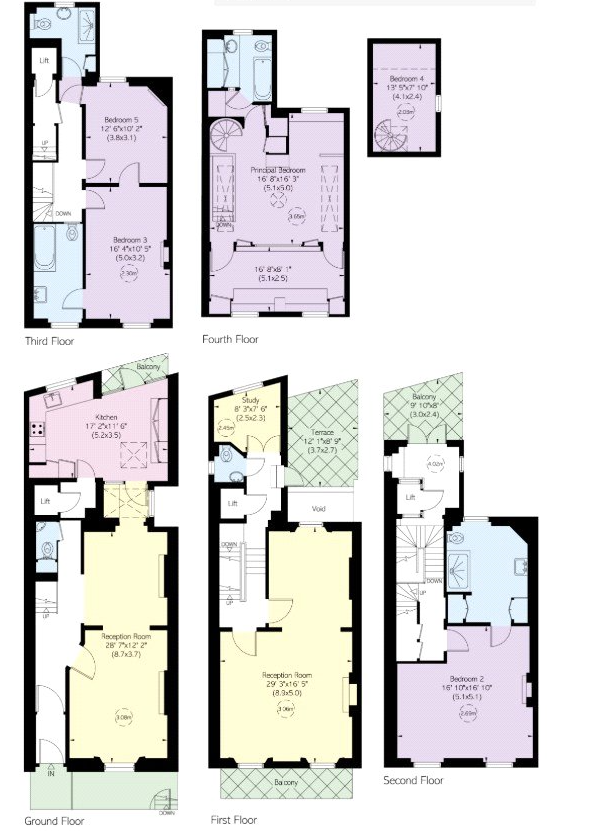 28, Albion Street, London floorplan