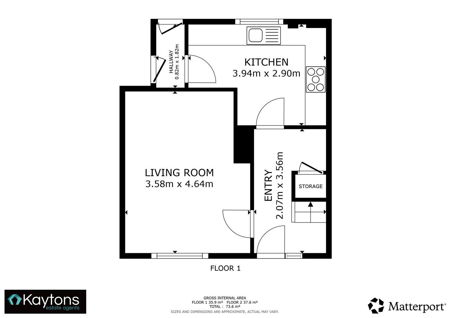 14, Selby Drive, Salford floorplan
