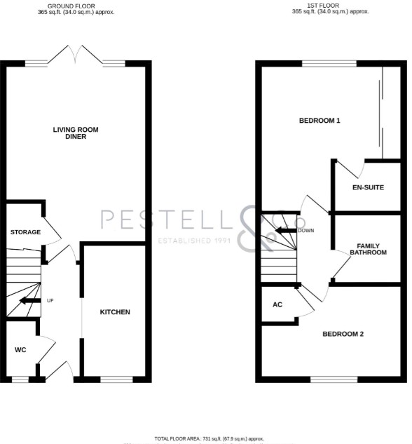 14, Cattail Drive, Dunmow floorplan