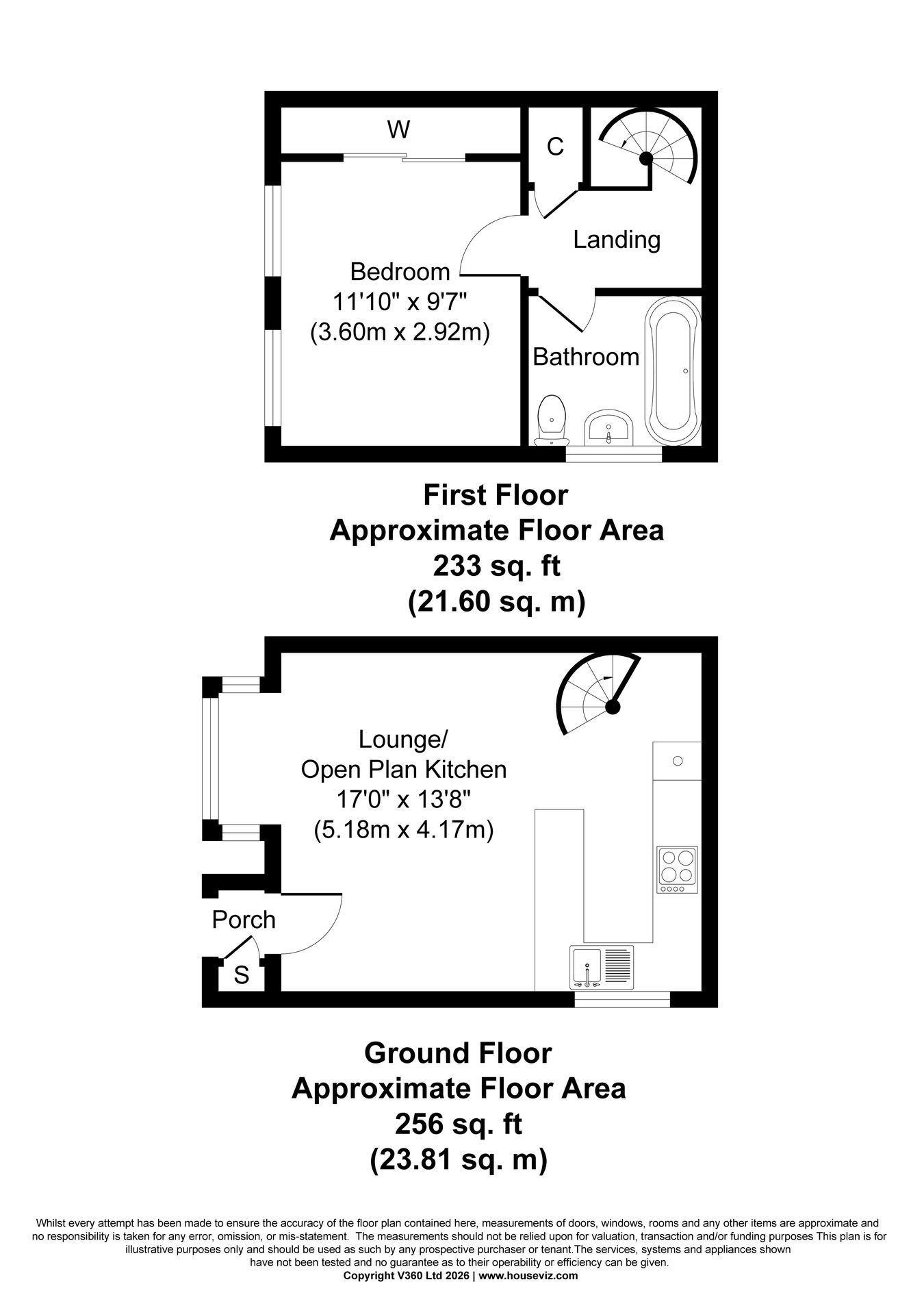 12, Bramley Close, STAINES-UPON-THAMES floorplan
