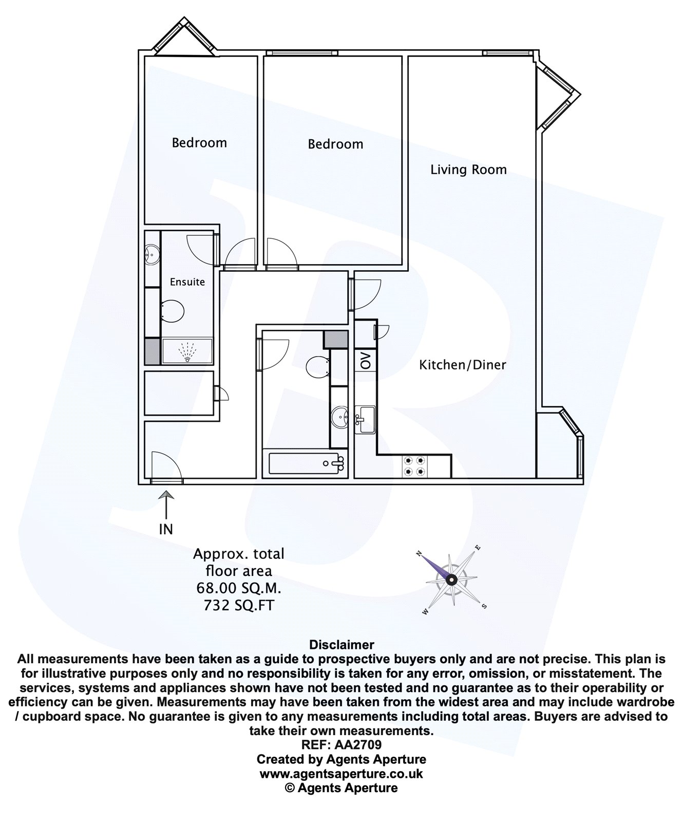 2 Bedrooms Flat for sale in New Enterprise House, 149-151 High Road, Romford RM6