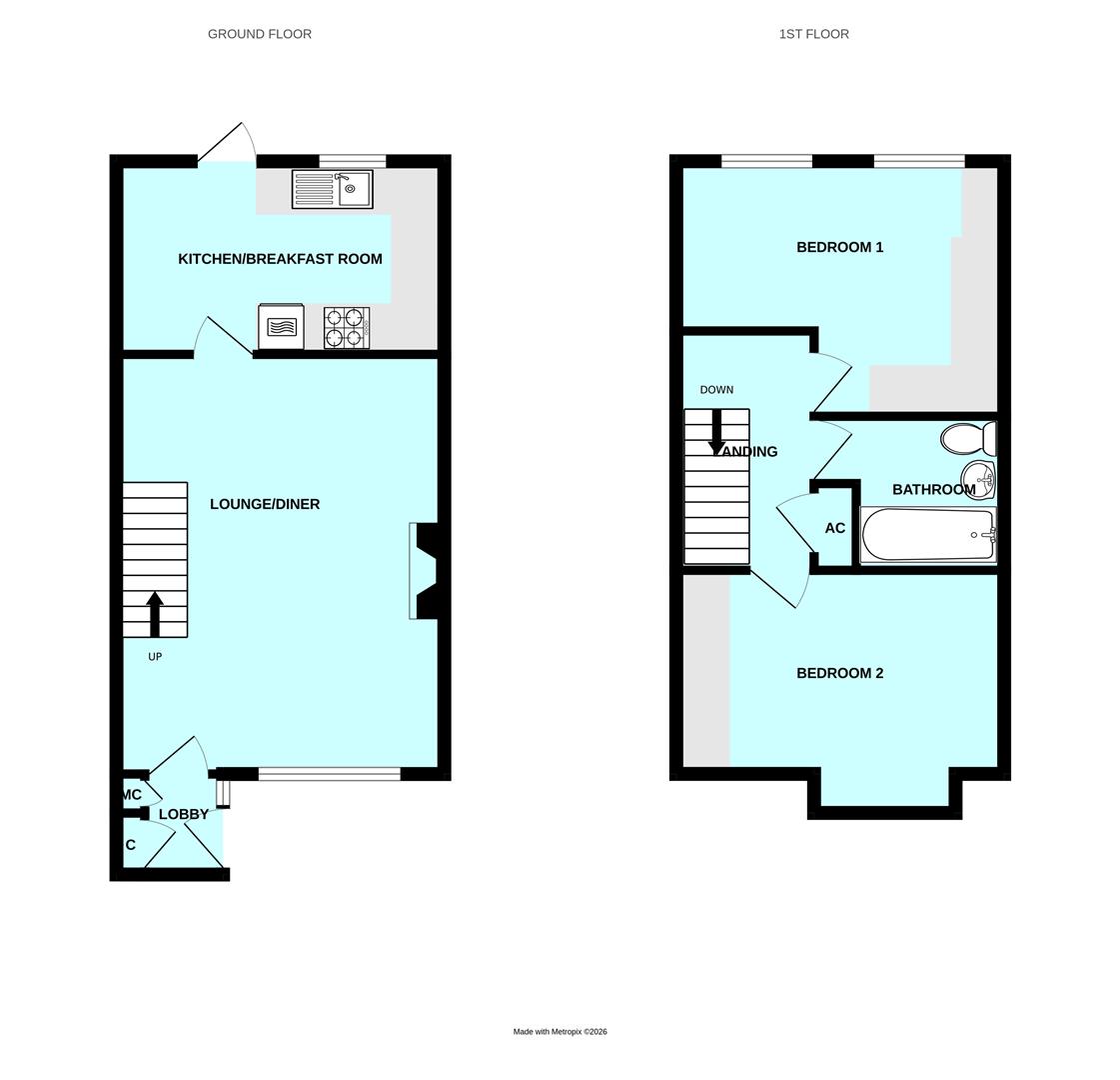 162, Miller Way, Plymouth floorplan