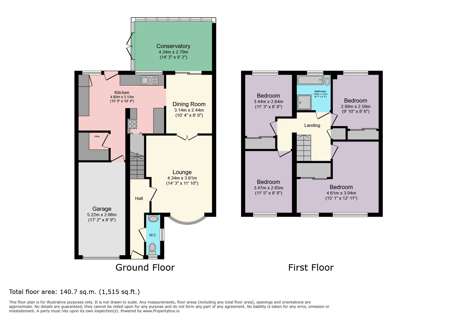 11, Darley Grove, Sheffield floorplan