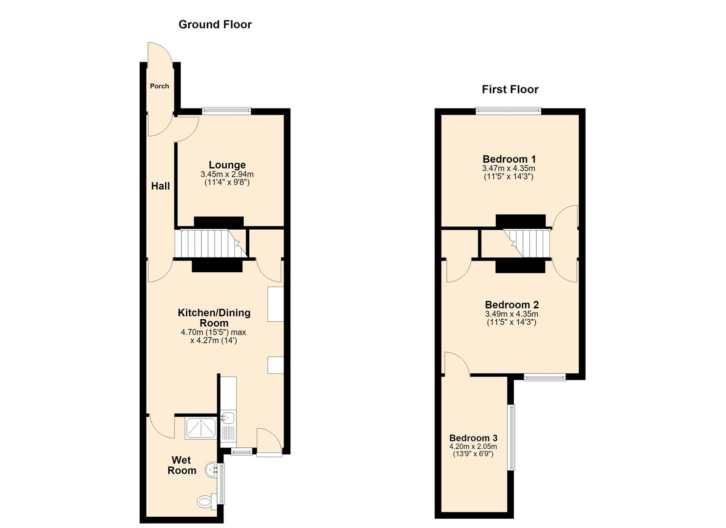4, Mount Pleasant, Hull floorplan