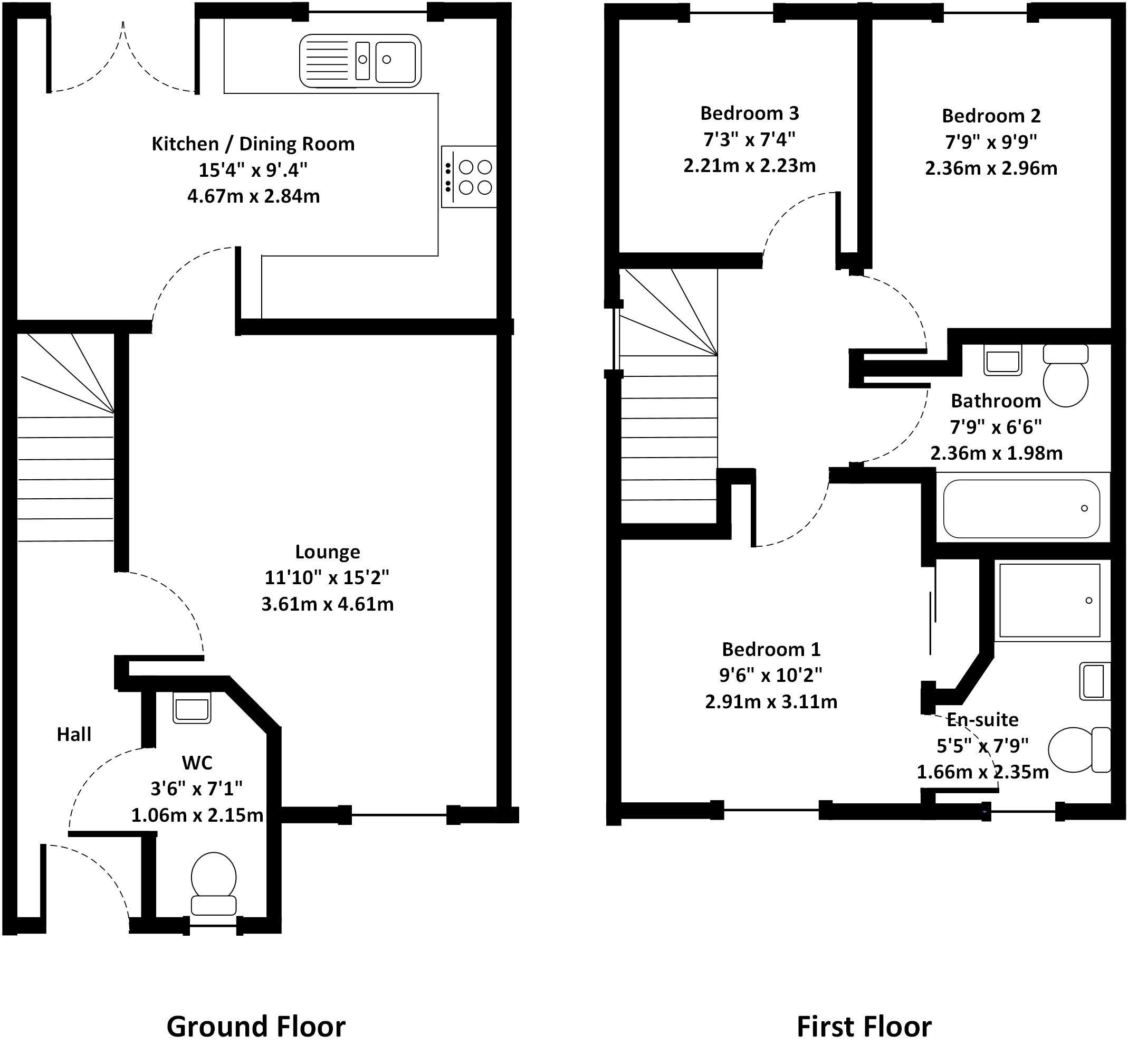 22, Kersebrock Place, Larbert floorplan