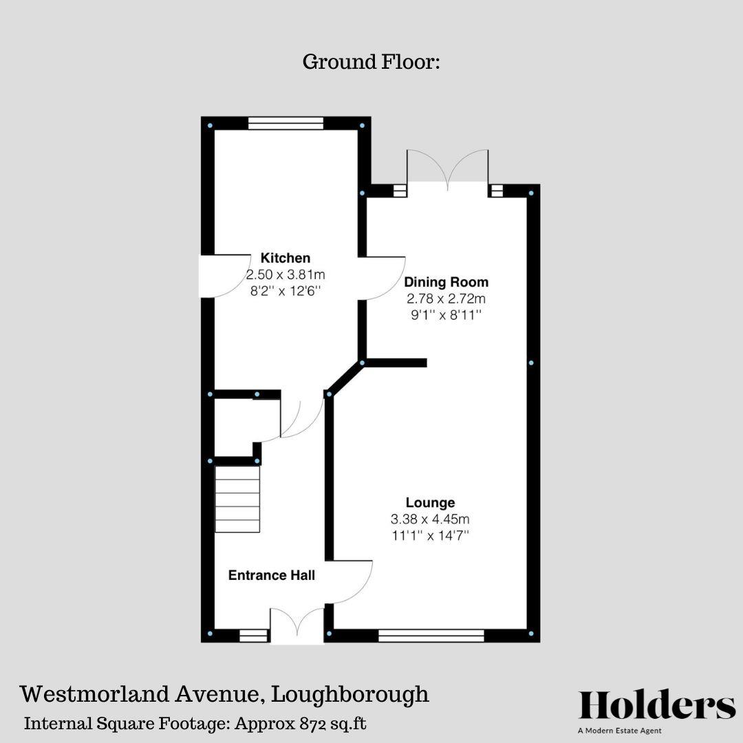 14, Westmorland Avenue, Loughborough floorplan