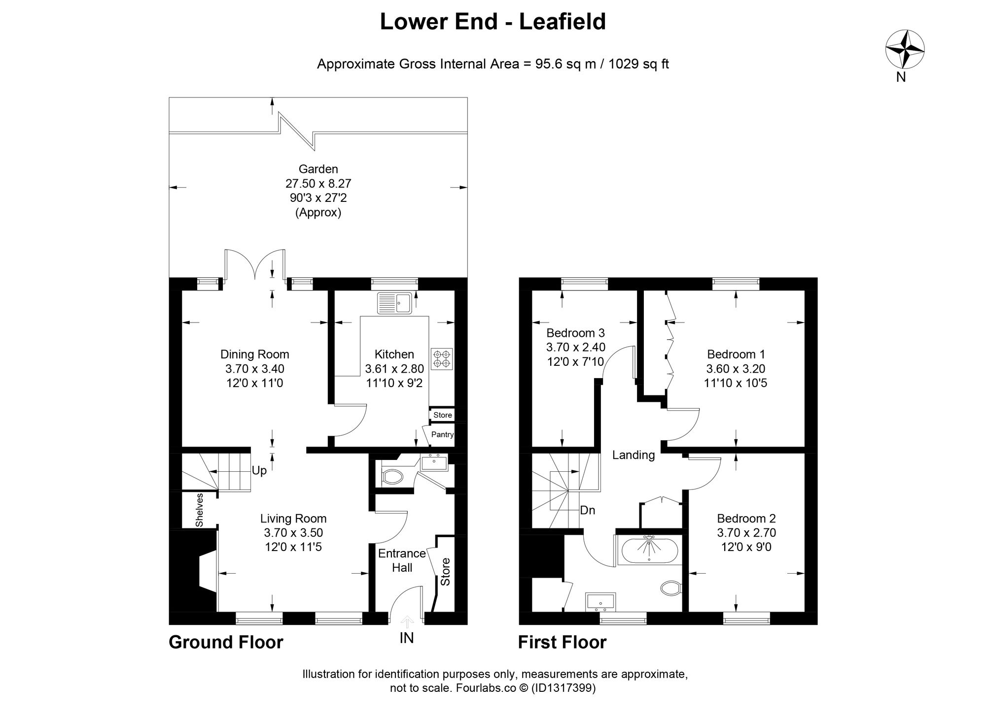 36 Lower End, Witney floorplan