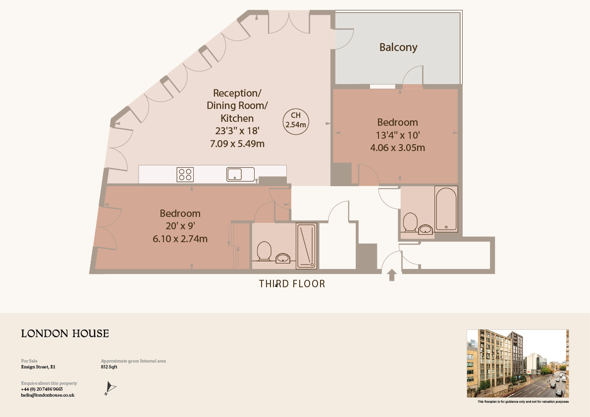 Ensign Street, Tower Hamlets floorplan