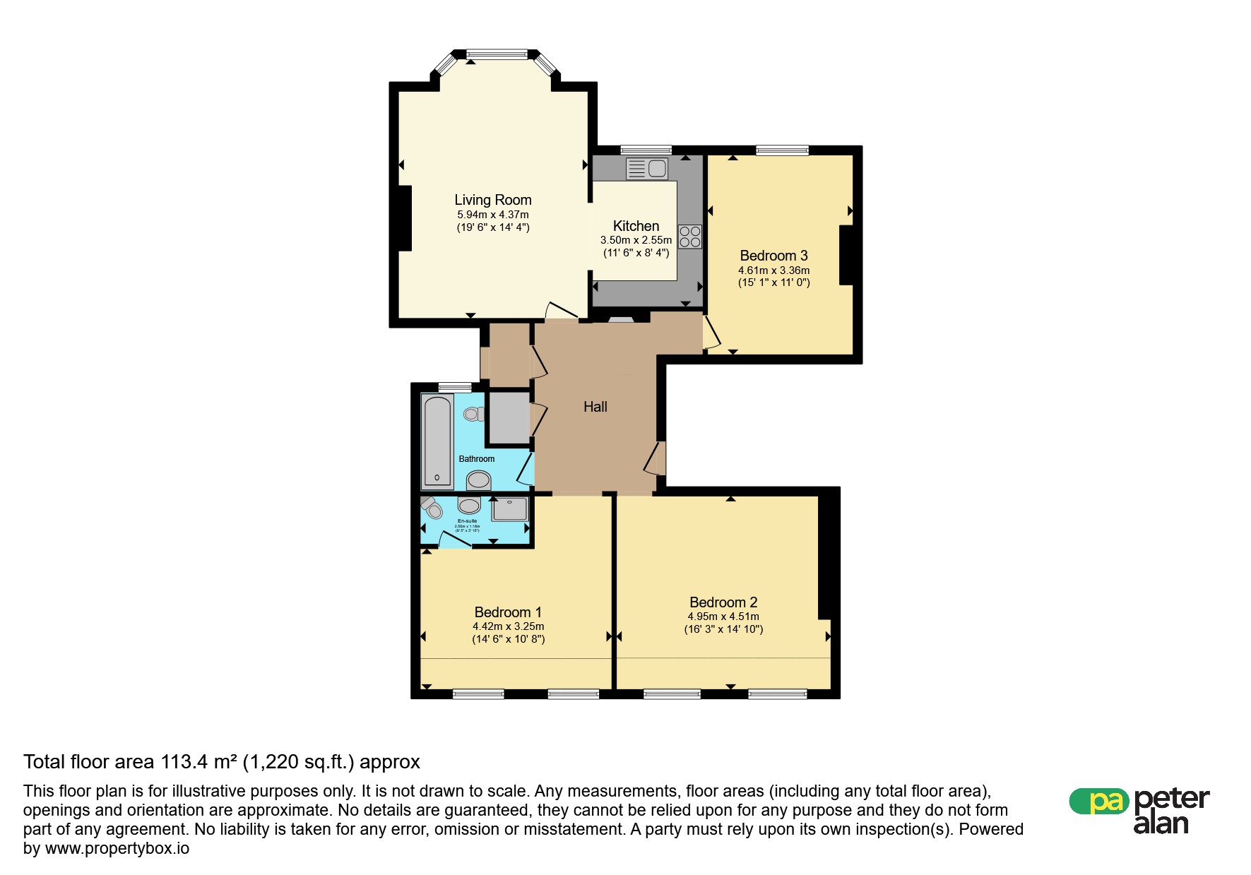 Afon Court, Pontypool floorplan