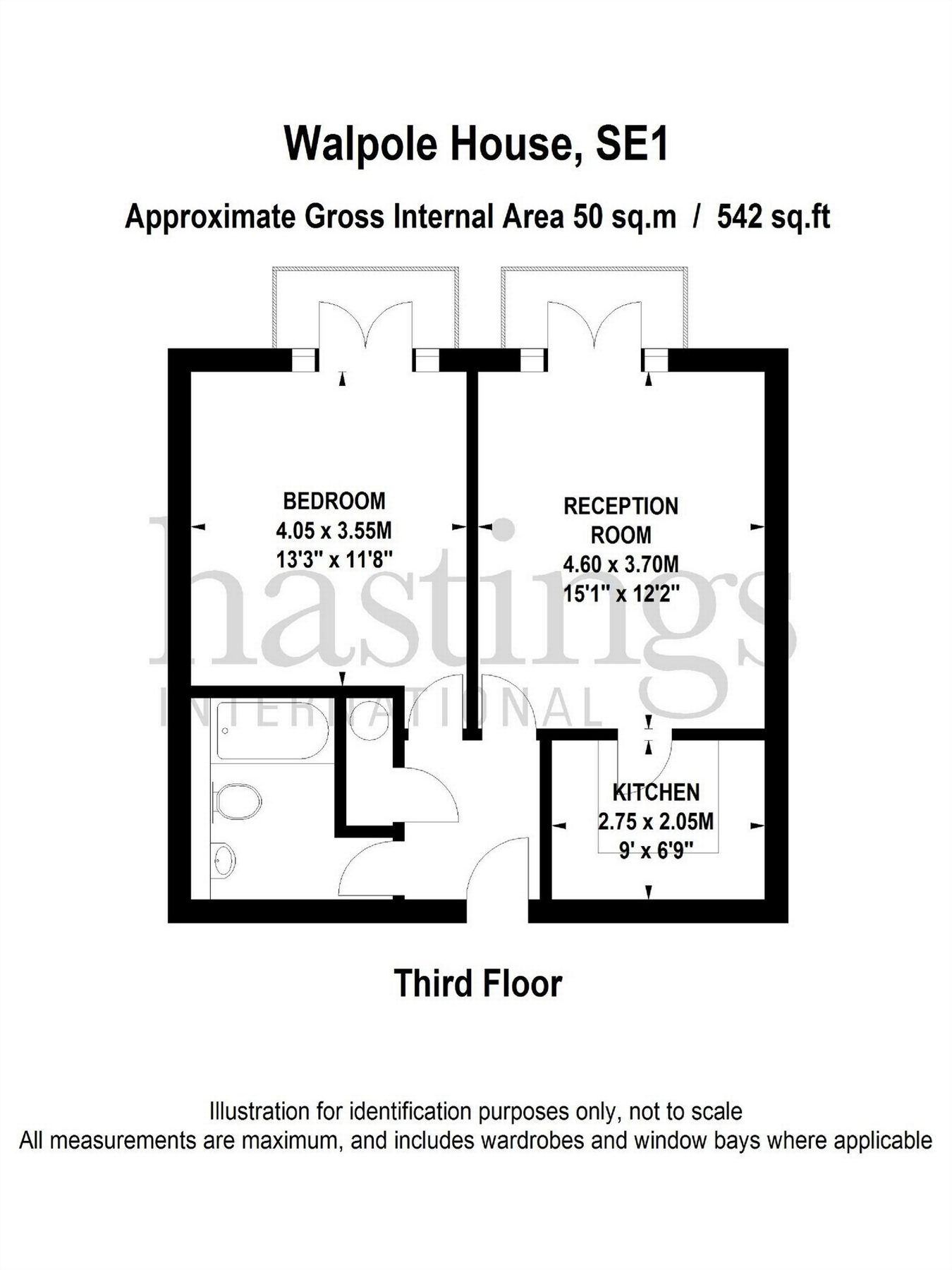 1 Bedrooms Flat for sale in Walpole House, 126 Westminster Bridge Road, London SE1