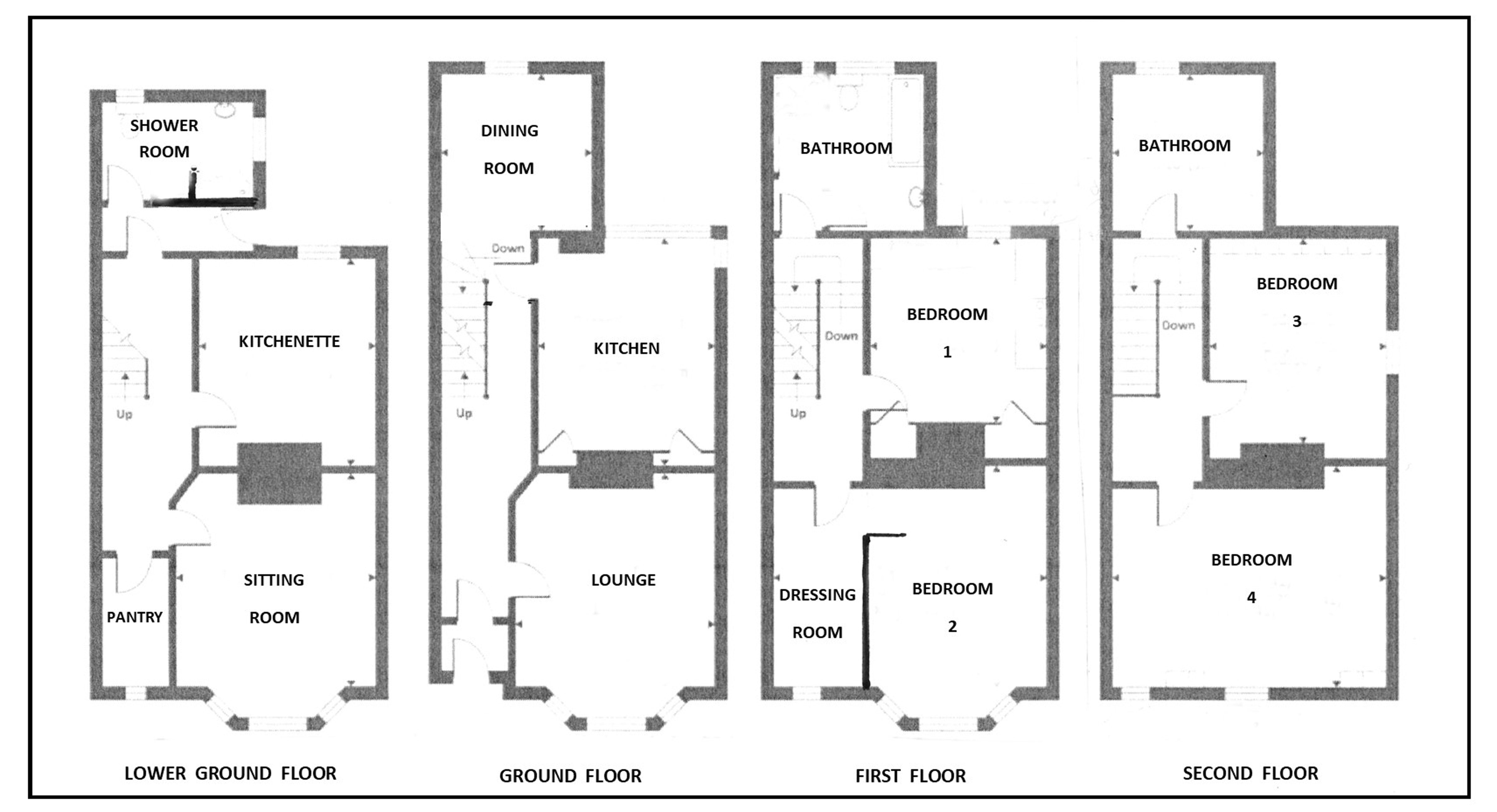 Oakdene, Llandrindod Wells floorplan