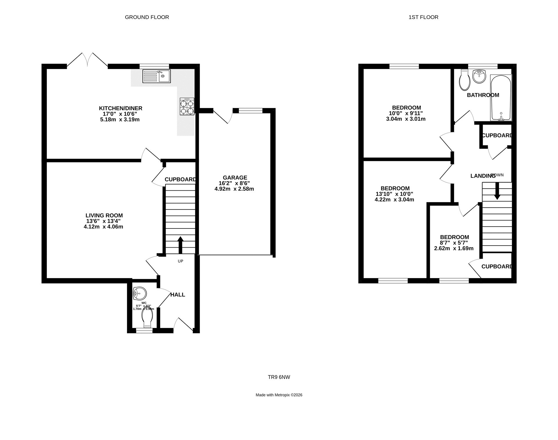 27, St. James View, St. Columb floorplan