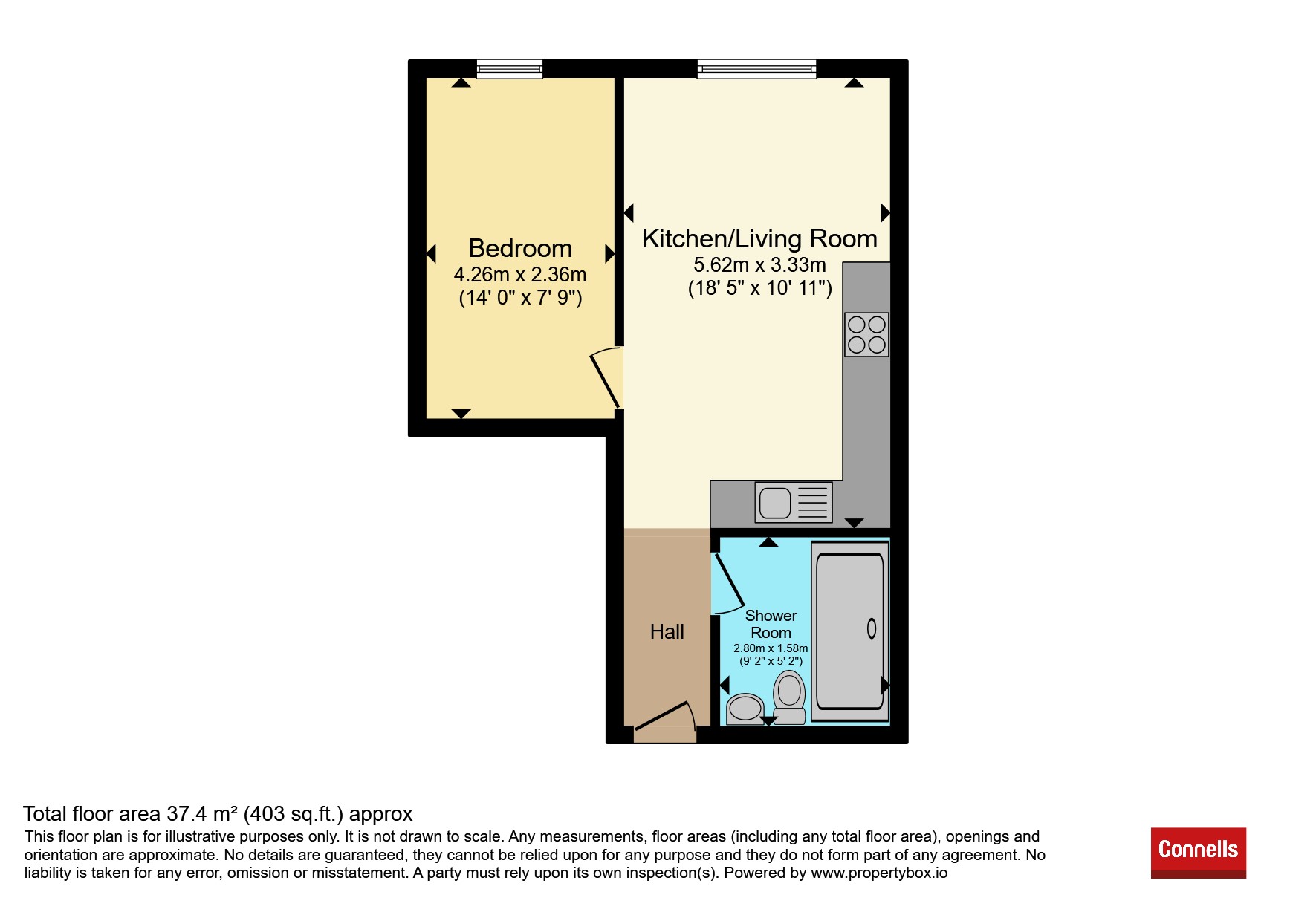 29, Saxon House, 1, Cromwell Square, Ipswich floorplan