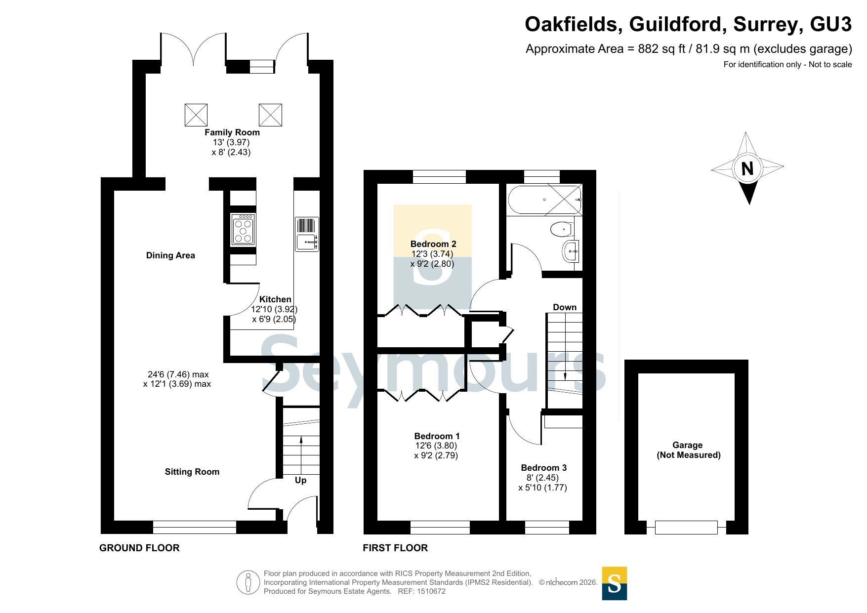 79, Oakfields, Surrey floorplan