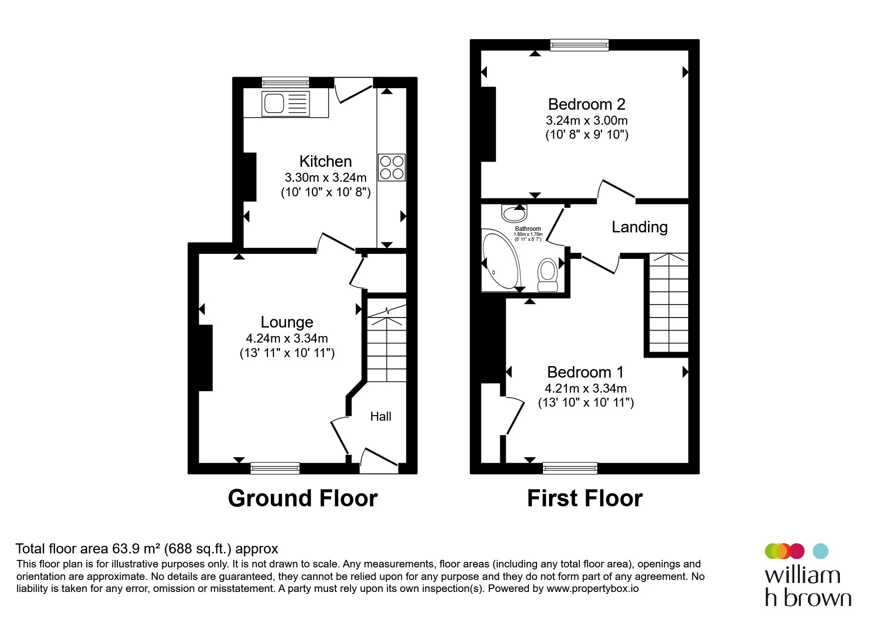 Primrose Cottage, North Road, Halstead floorplan