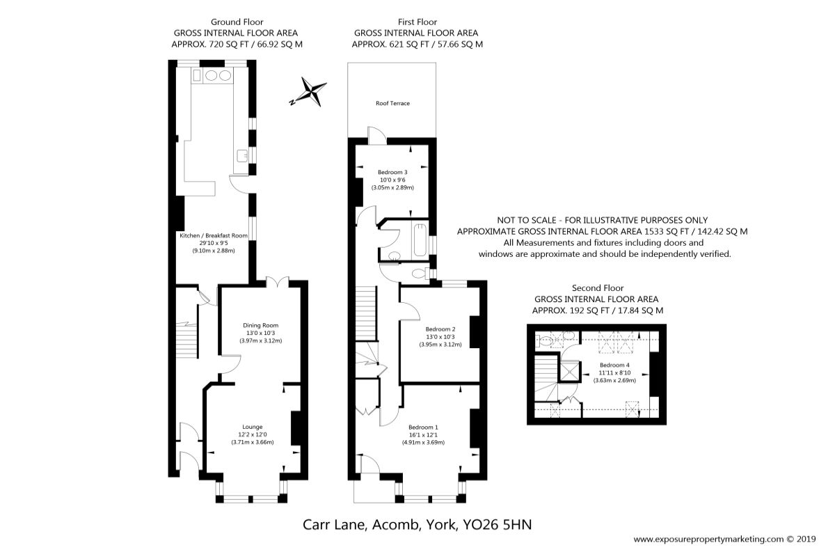 4 Bedrooms Terraced house for sale in Carr Lane, York YO26