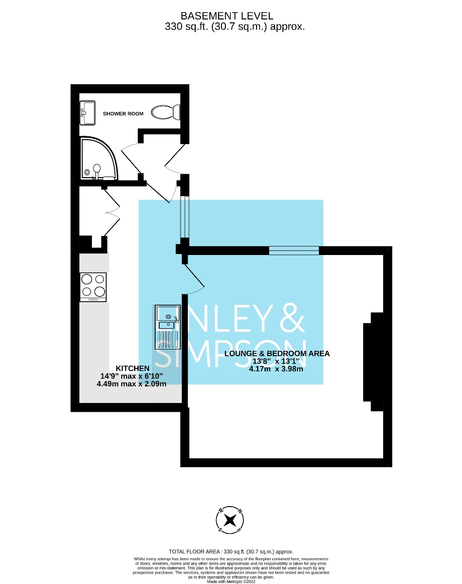 Rear Basement, 7, St. Marys, York floorplan
