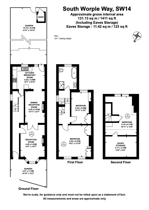 5 South Worple Way, London floorplan