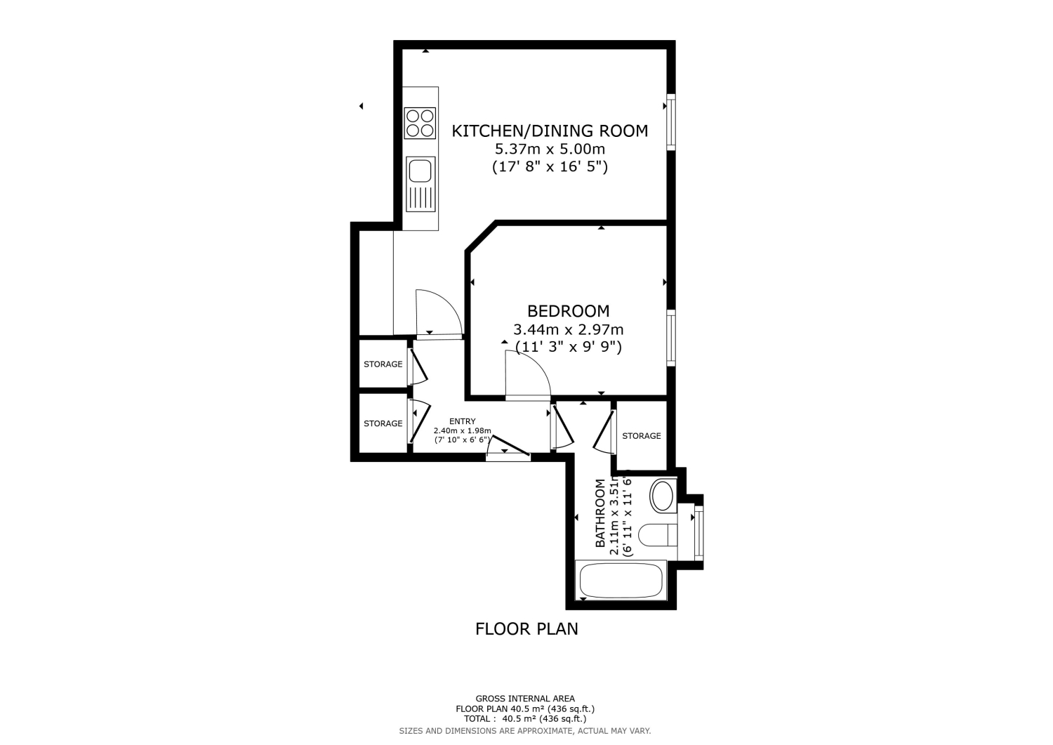 15 Russell Court, Lyne Road, Oxfordshire floorplan