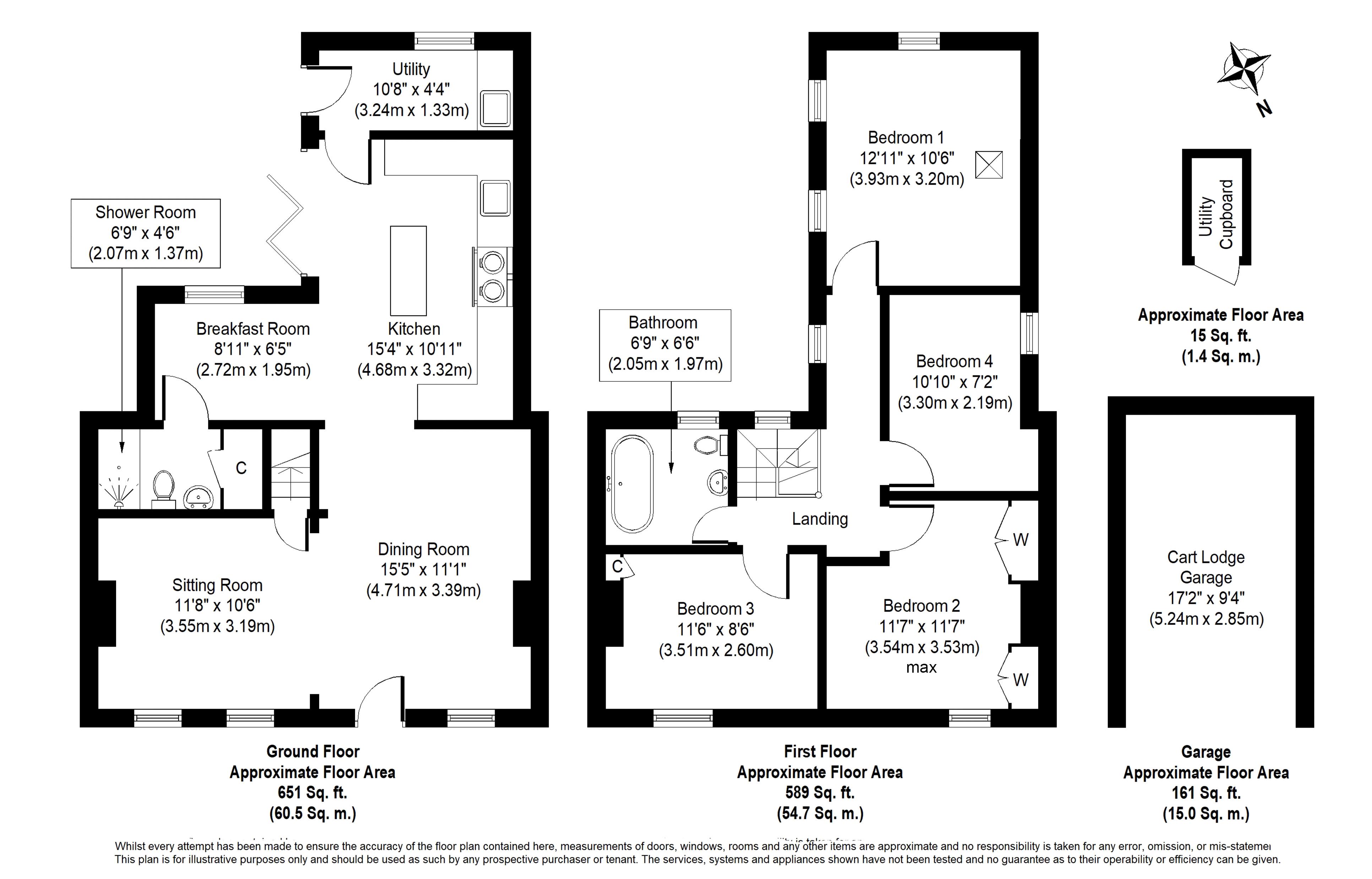 Flint Cottage, Frettenham Road, Horstead floorplan