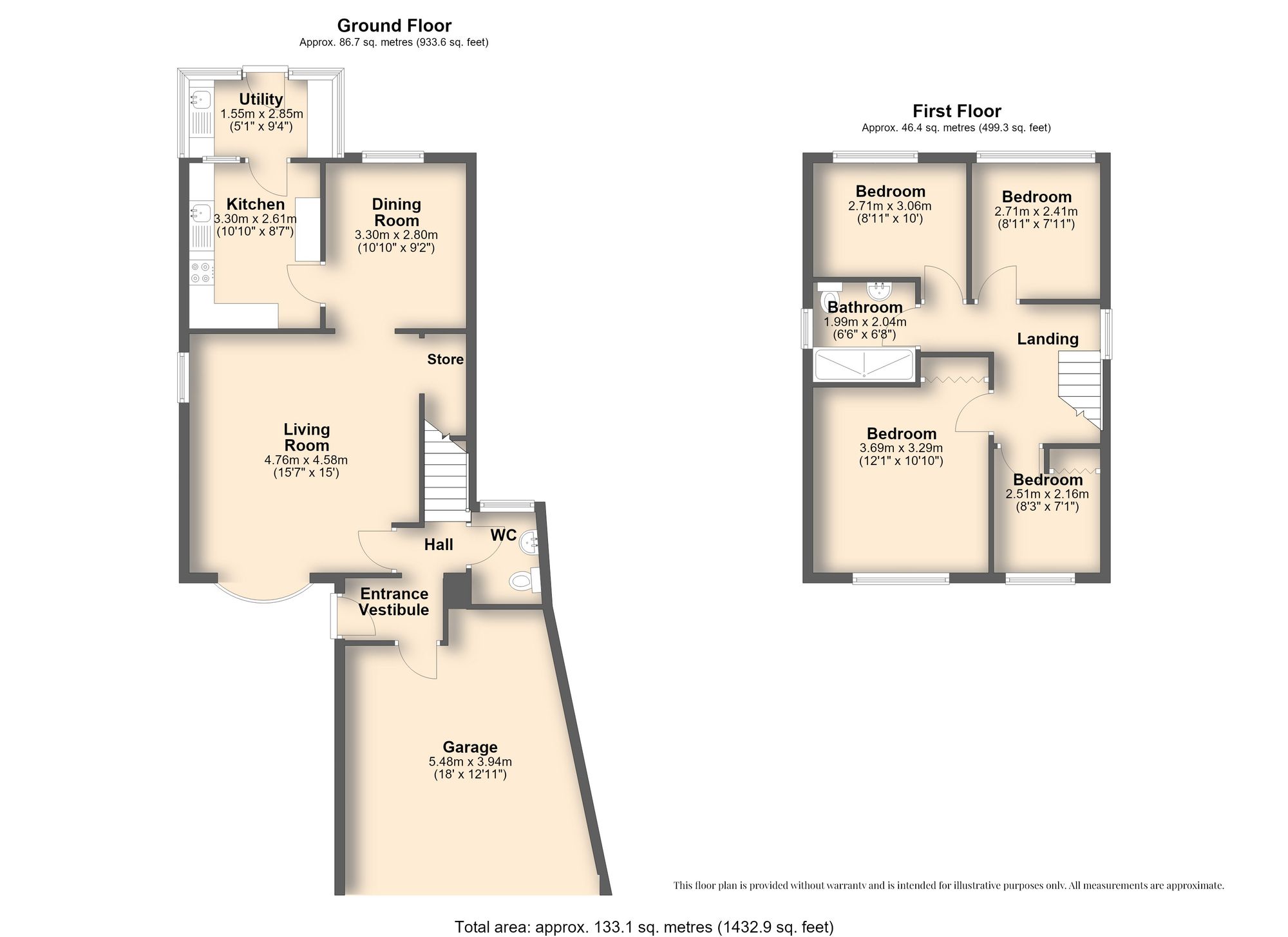 70a Green Lane, Dronfield floorplan