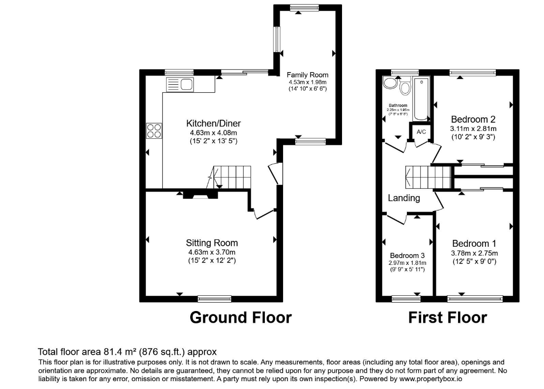 36, Hamble Drive, Abingdon floorplan