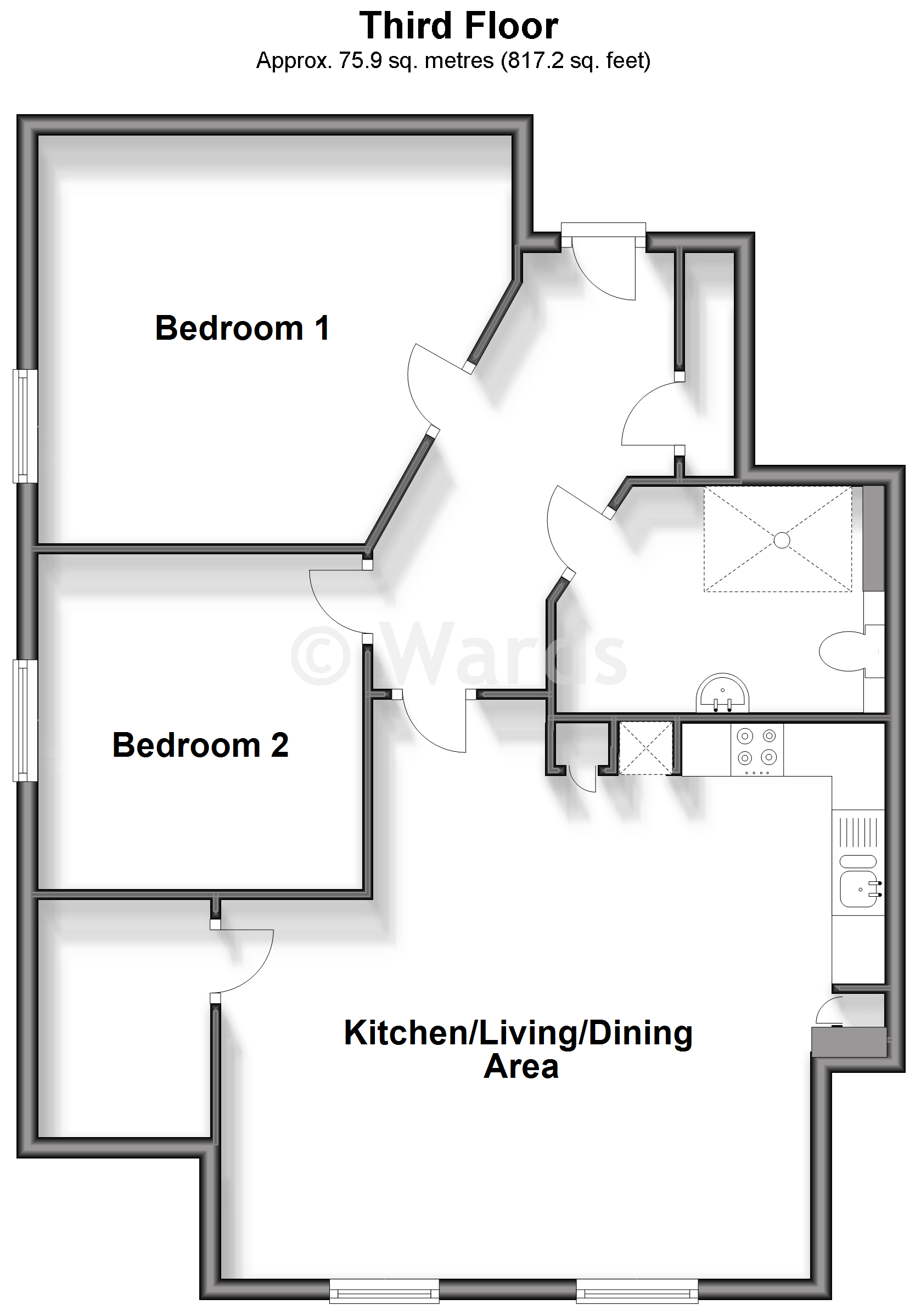 Rogallo Place, Pilots View, Chatham floorplan