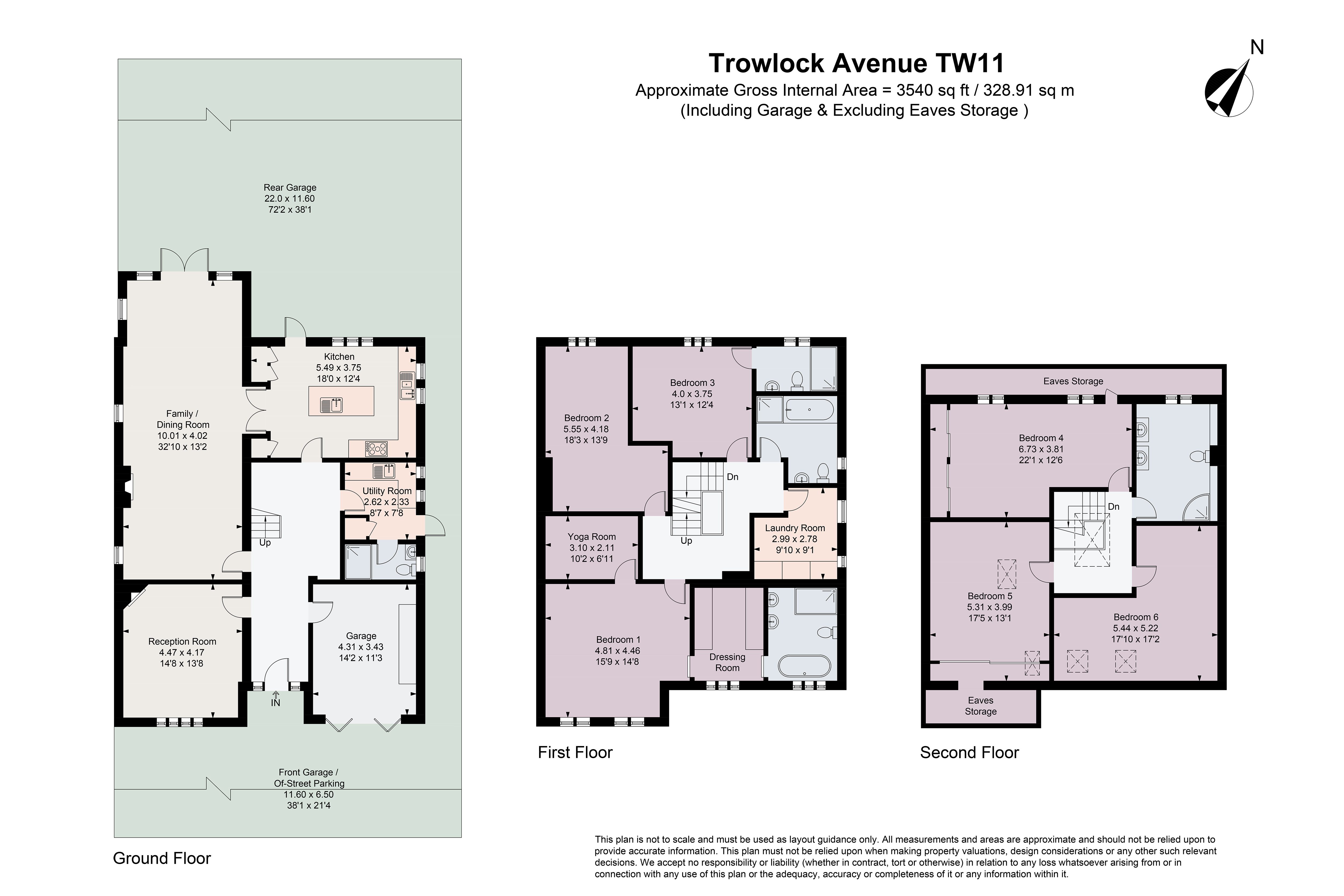 11, Trowlock Avenue, Teddington floorplan