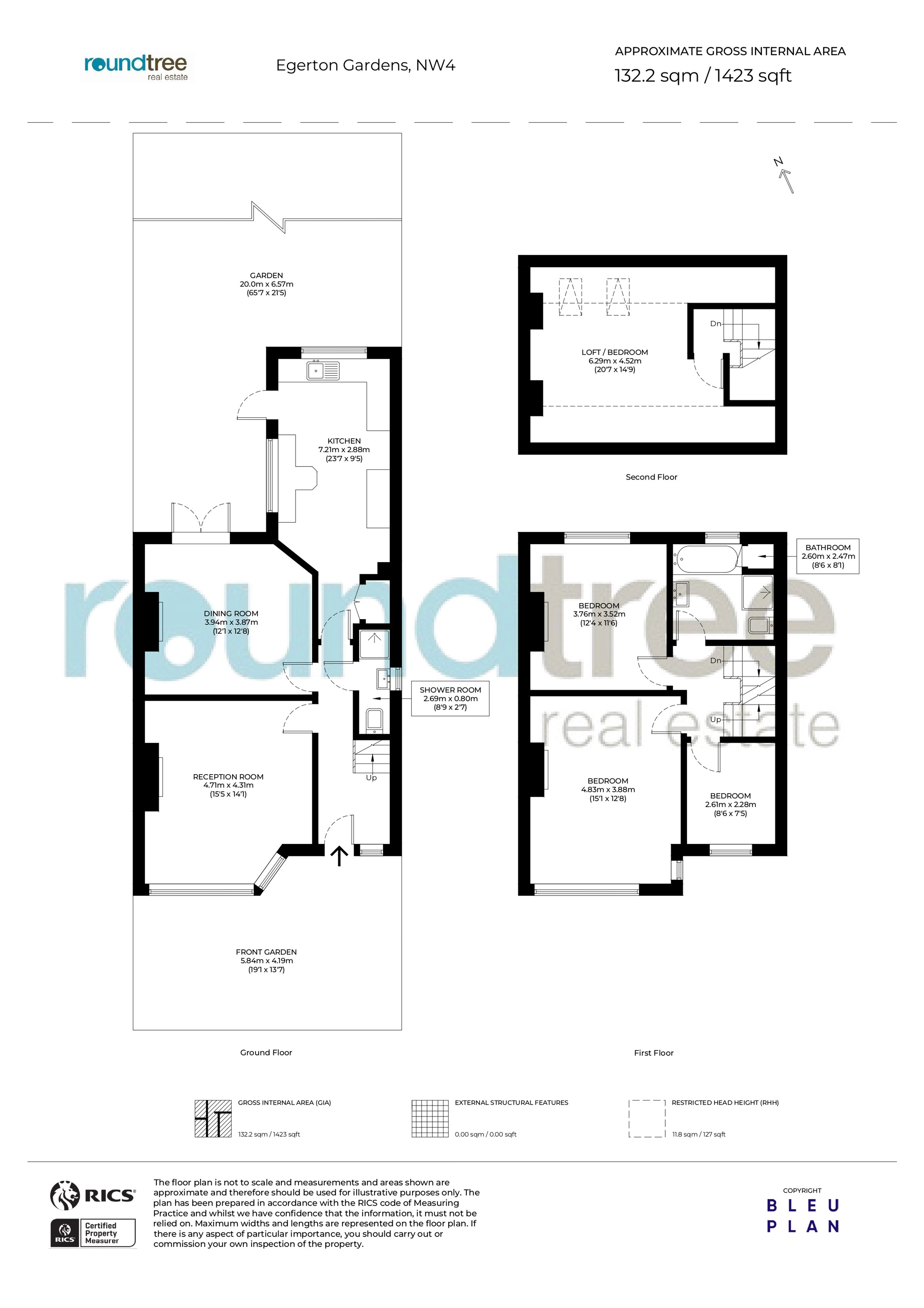 26, Egerton Gardens, Hendon floorplan