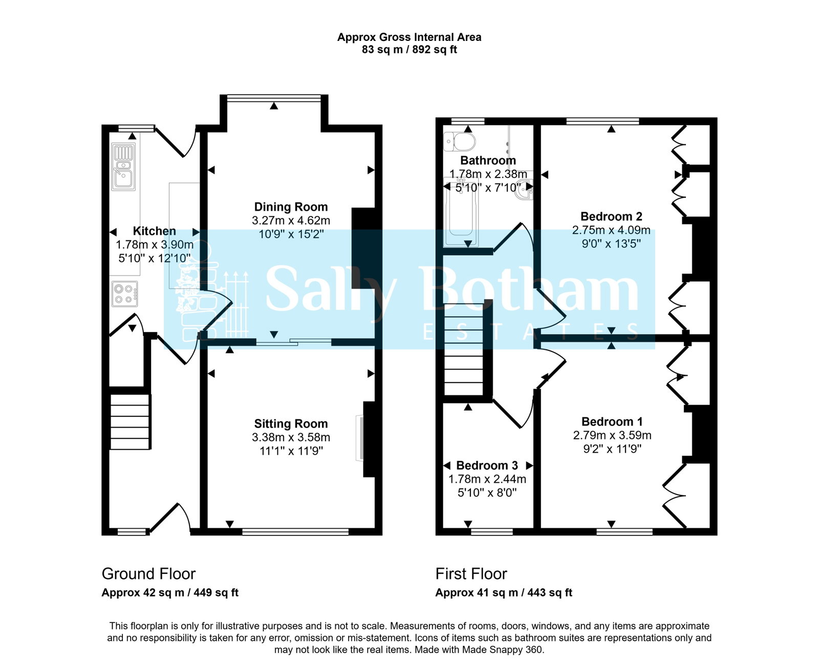 20, South Park Avenue, Matlock floorplan