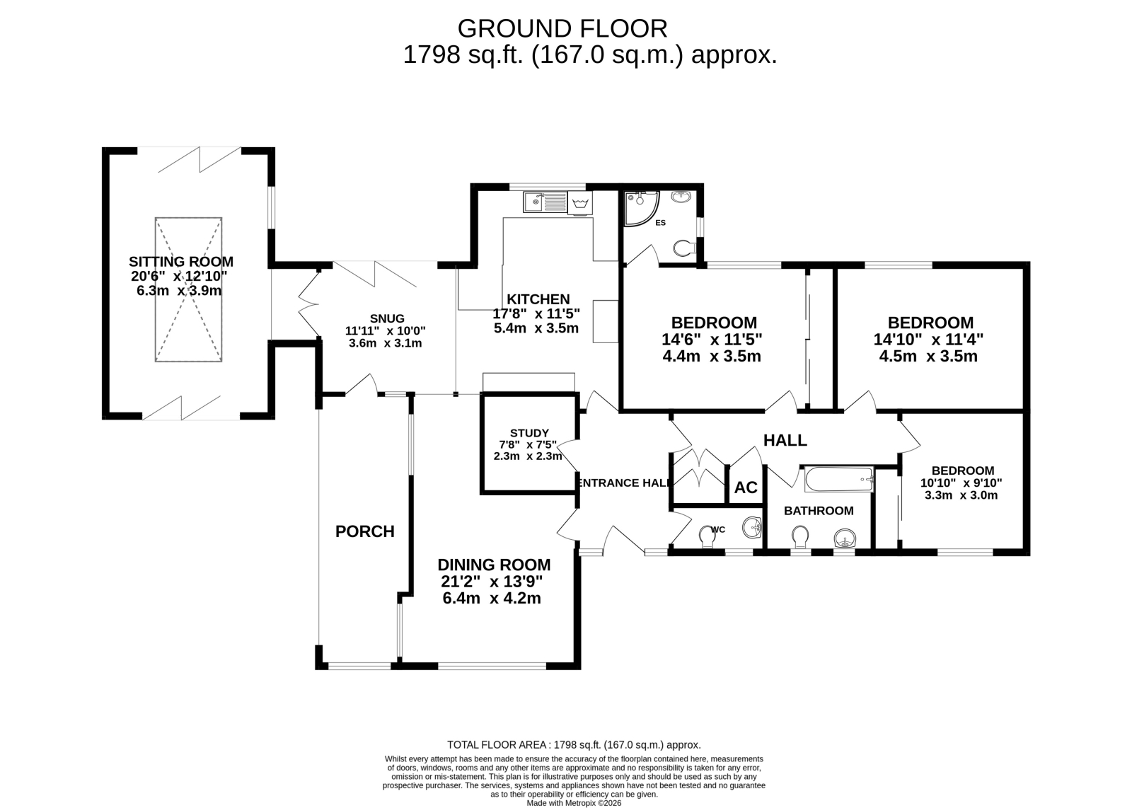 34 Ashley Park, Ashley Heath, RINGWOOD floorplan