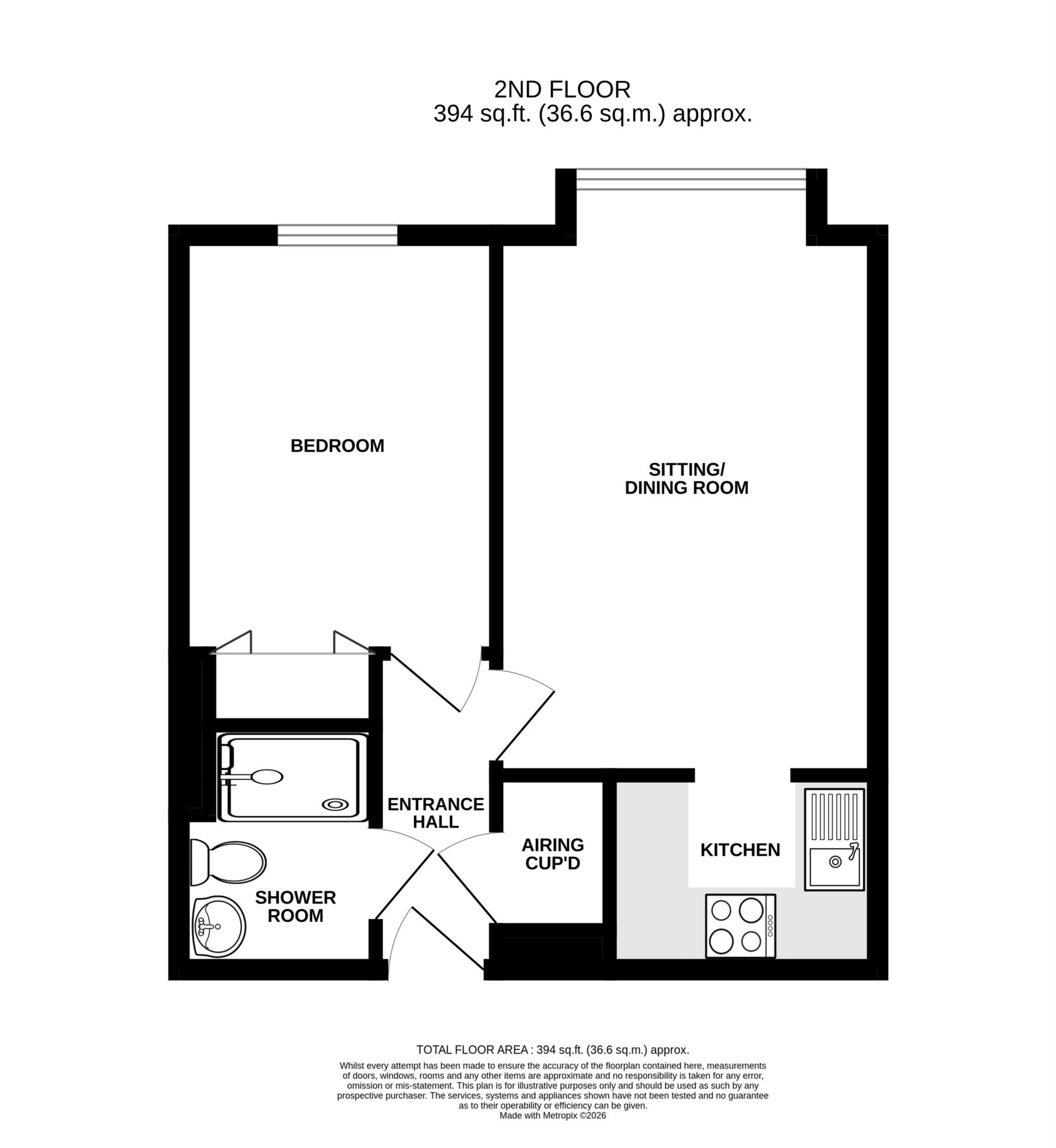 31 Homeglade House, St. Johns Road, Eastbourne floorplan