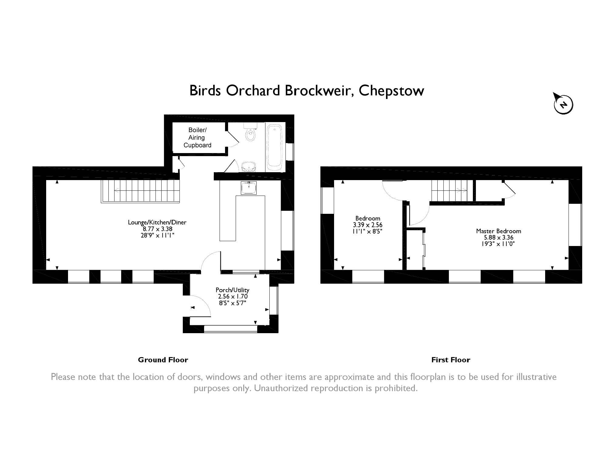 2 Bedrooms Detached house for sale in Brockweir, Near Chepstow, Gloucestershire NP16