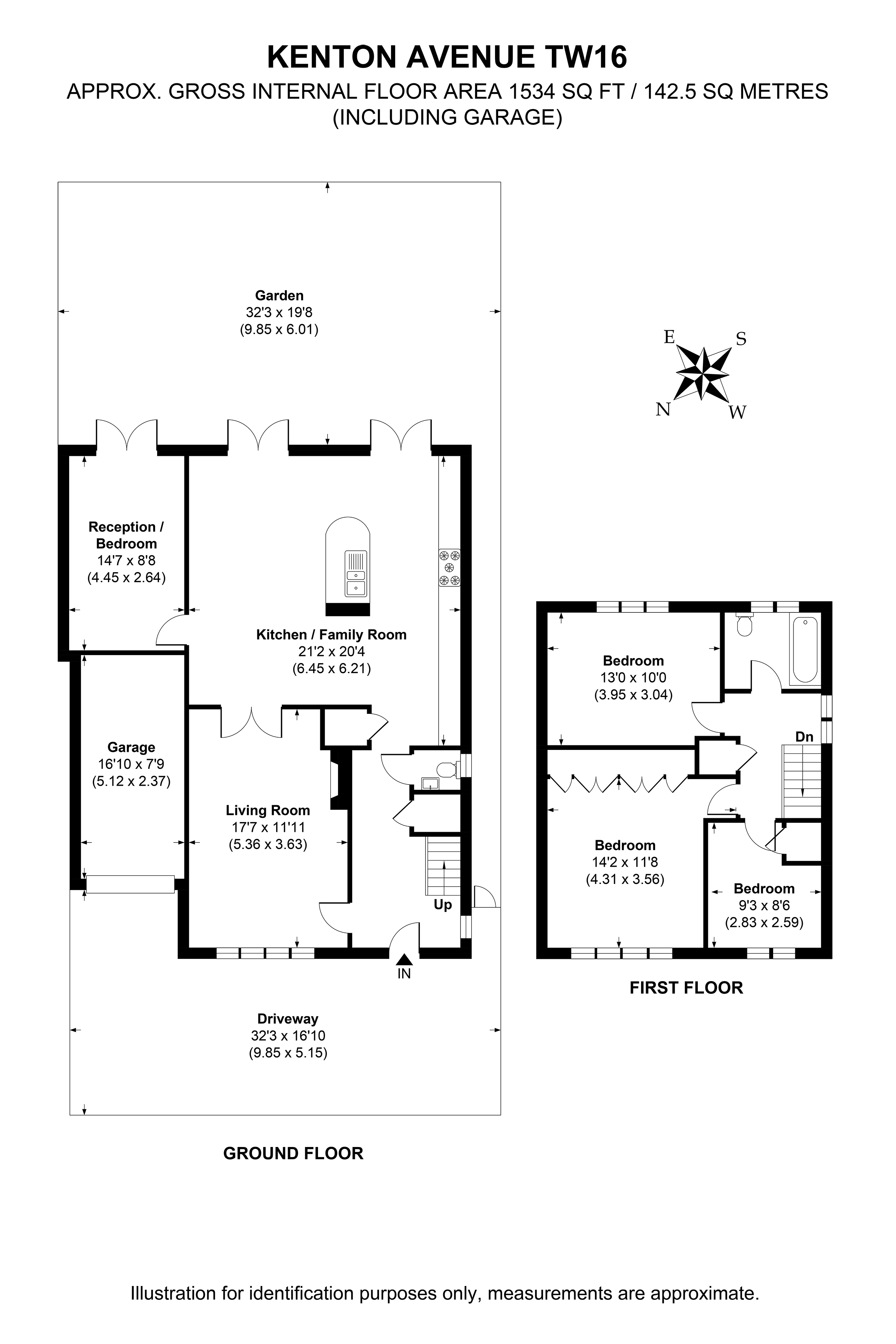 45, Kenton Avenue, Sunbury floorplan