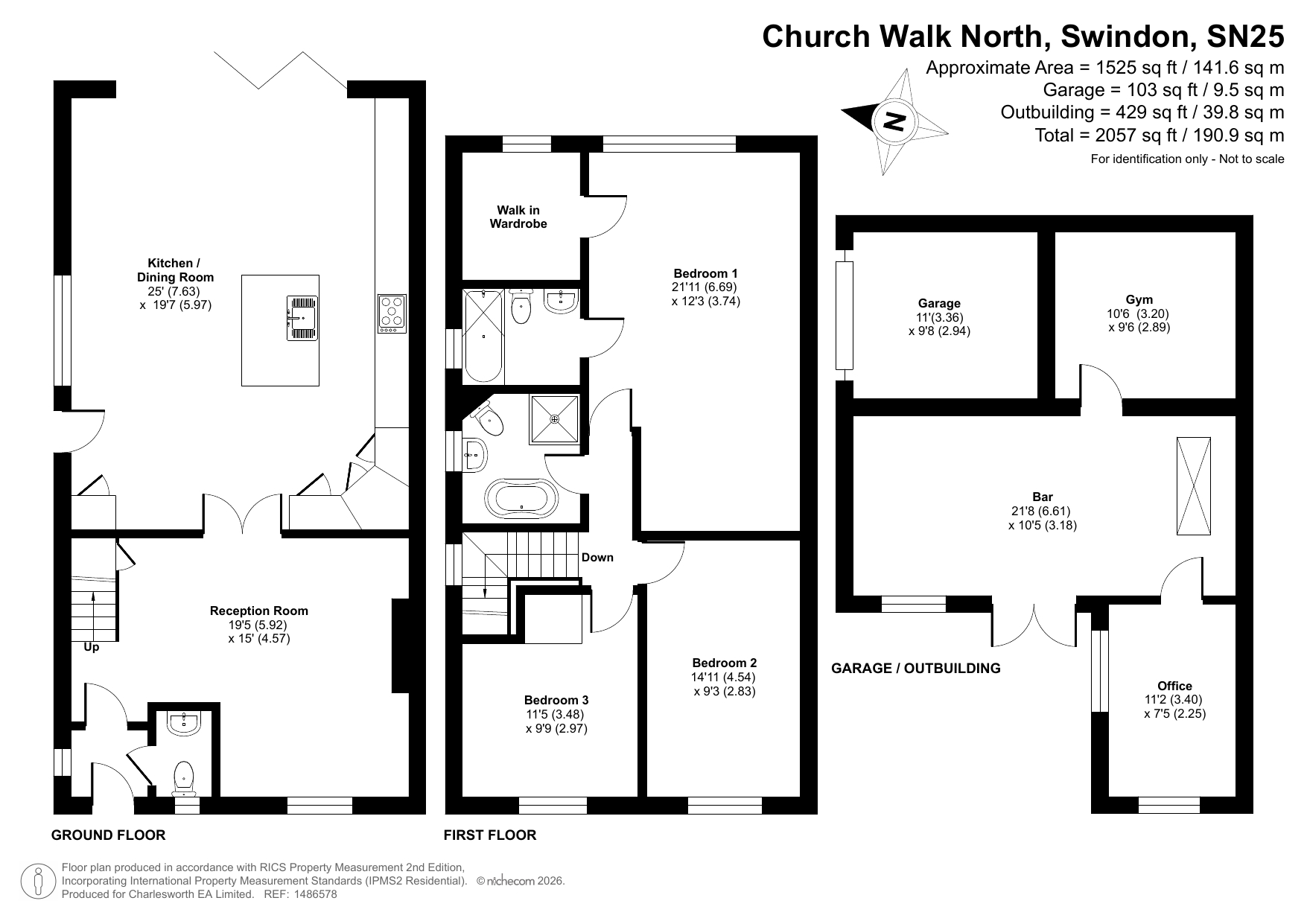 18, Church Walk North, Swindon floorplan