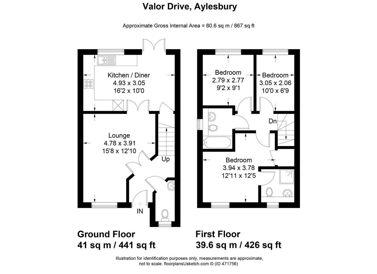 3 Bedrooms  for sale in Valor Drive, Aylesbury HP18